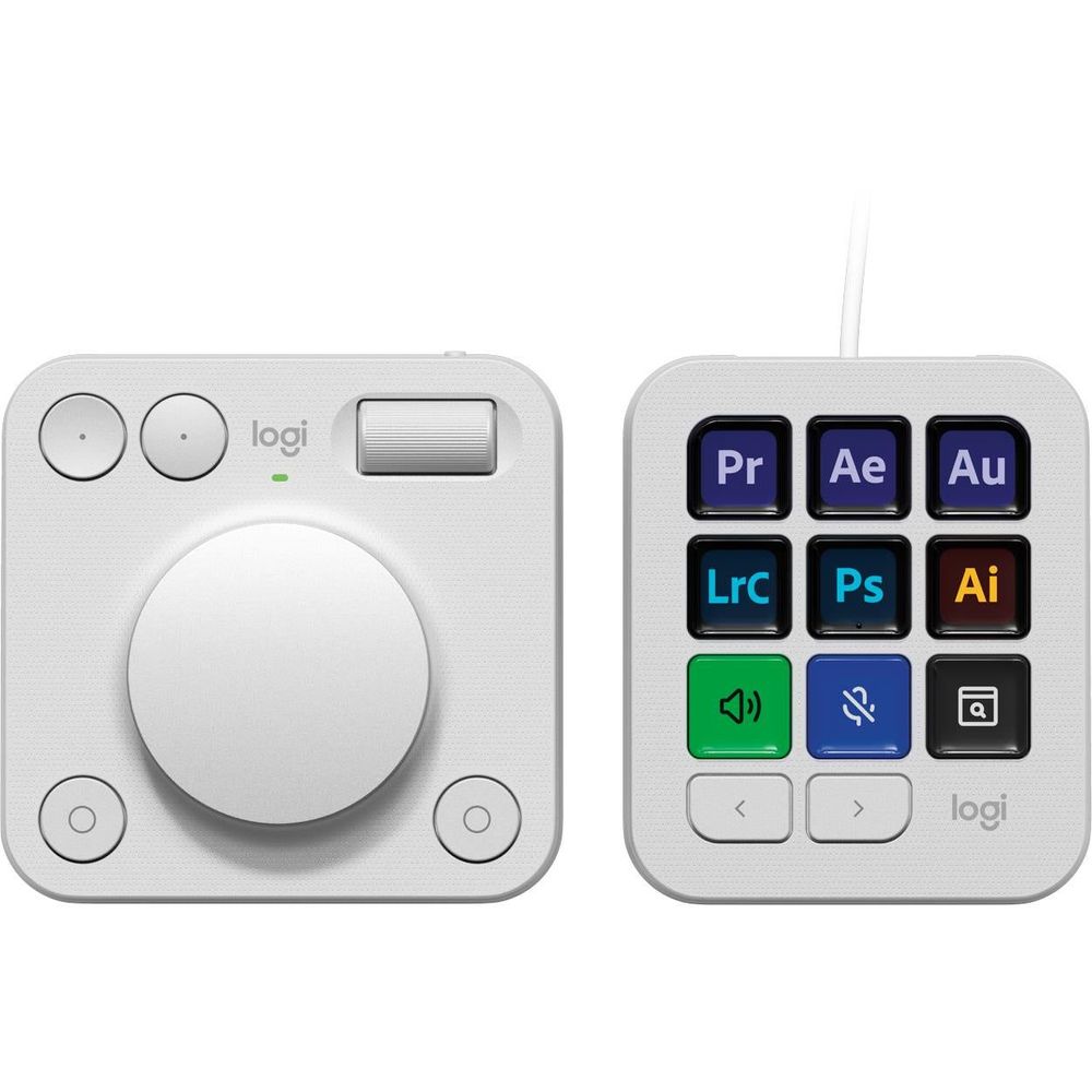 Logitech MX Creative Console (Pale Grey)
