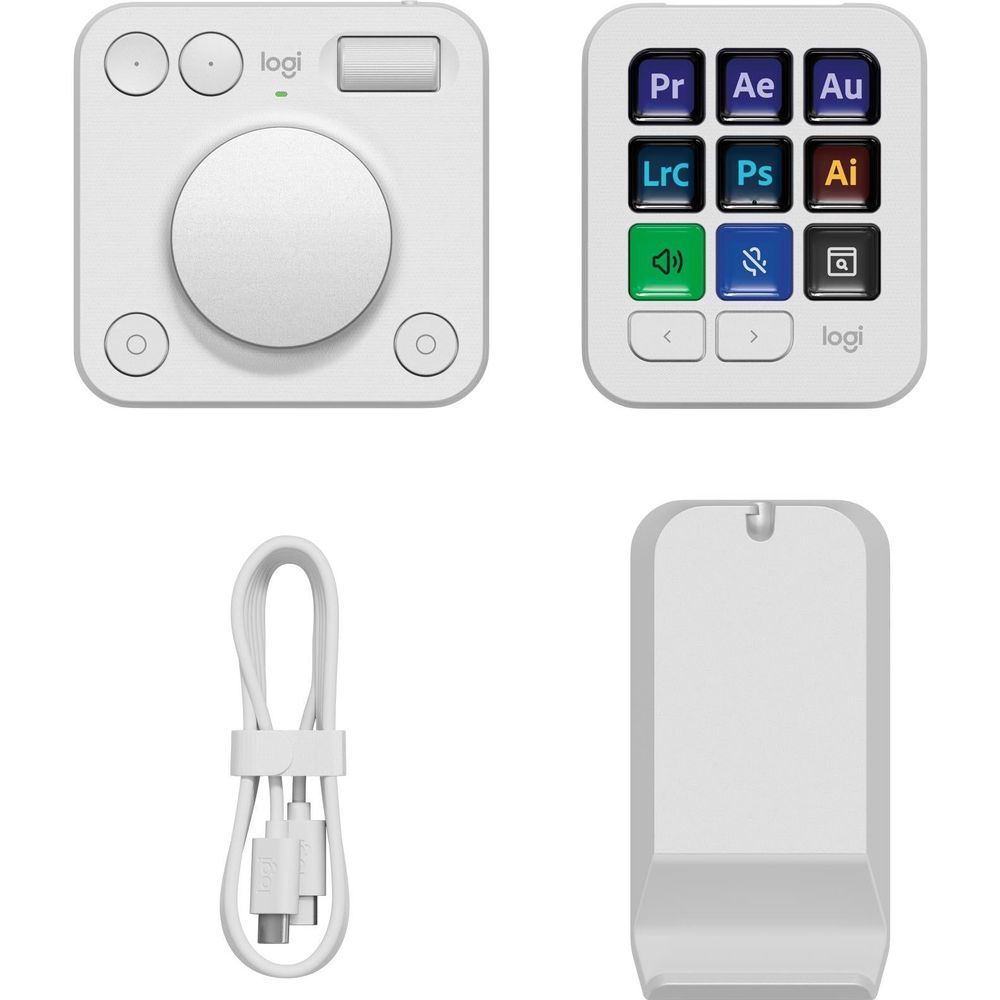 Logitech MX Creative Console (Pale Grey)