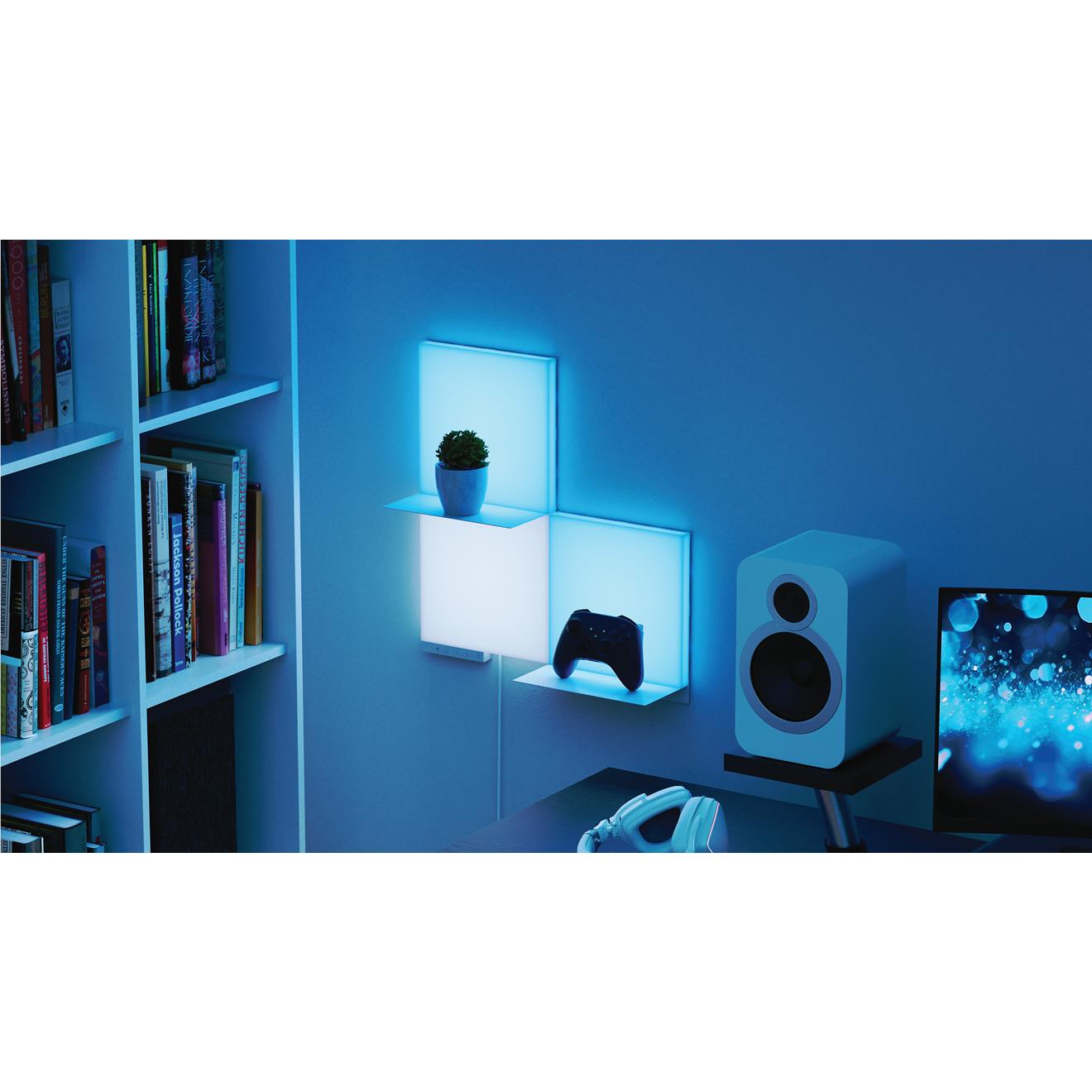 Nanoleaf Blocks 3 Big Squares + 2 Shelf Starter Kit