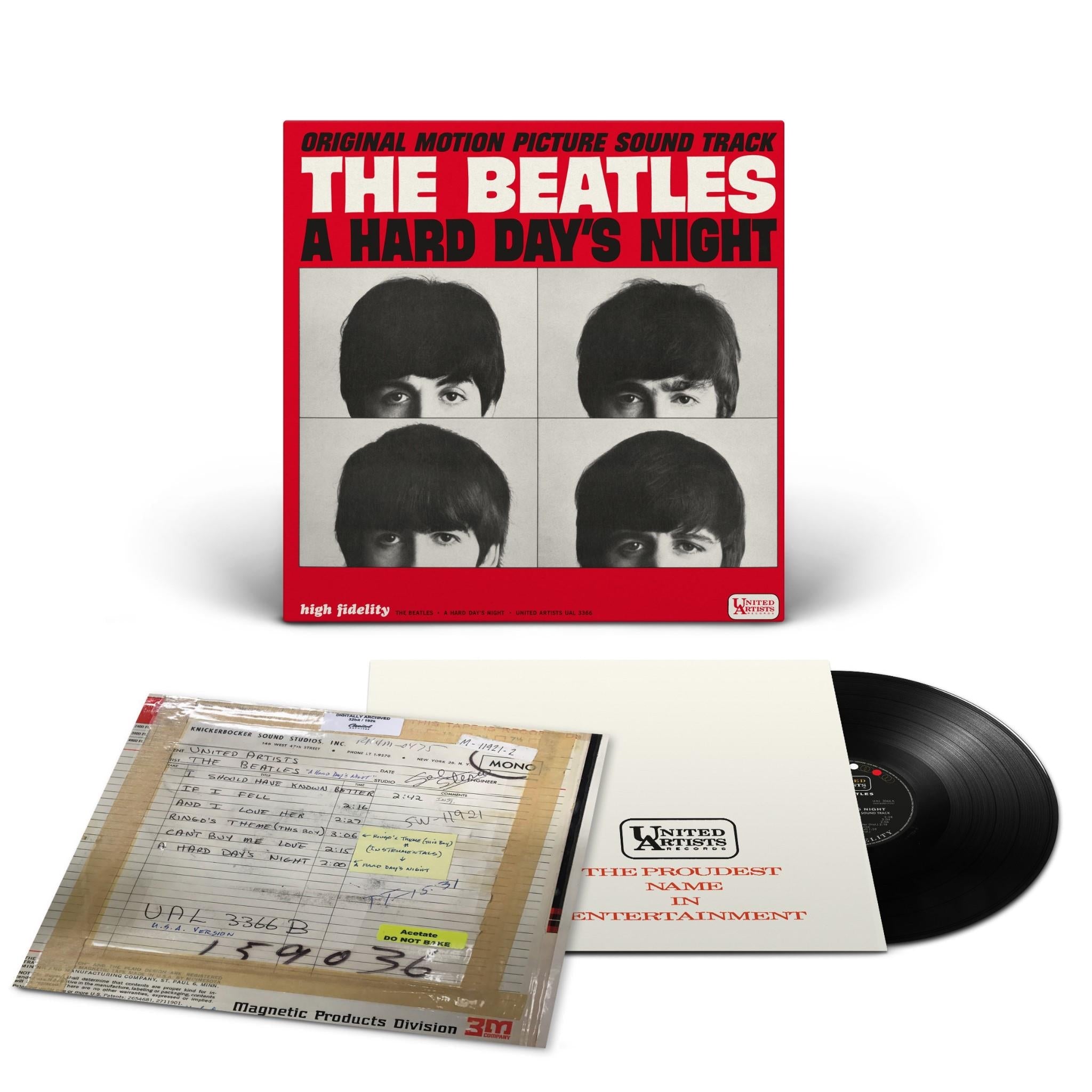 A Hard Day's Night (original Motion Picture Sound Track Mono Vinyl) - By: The Beatles