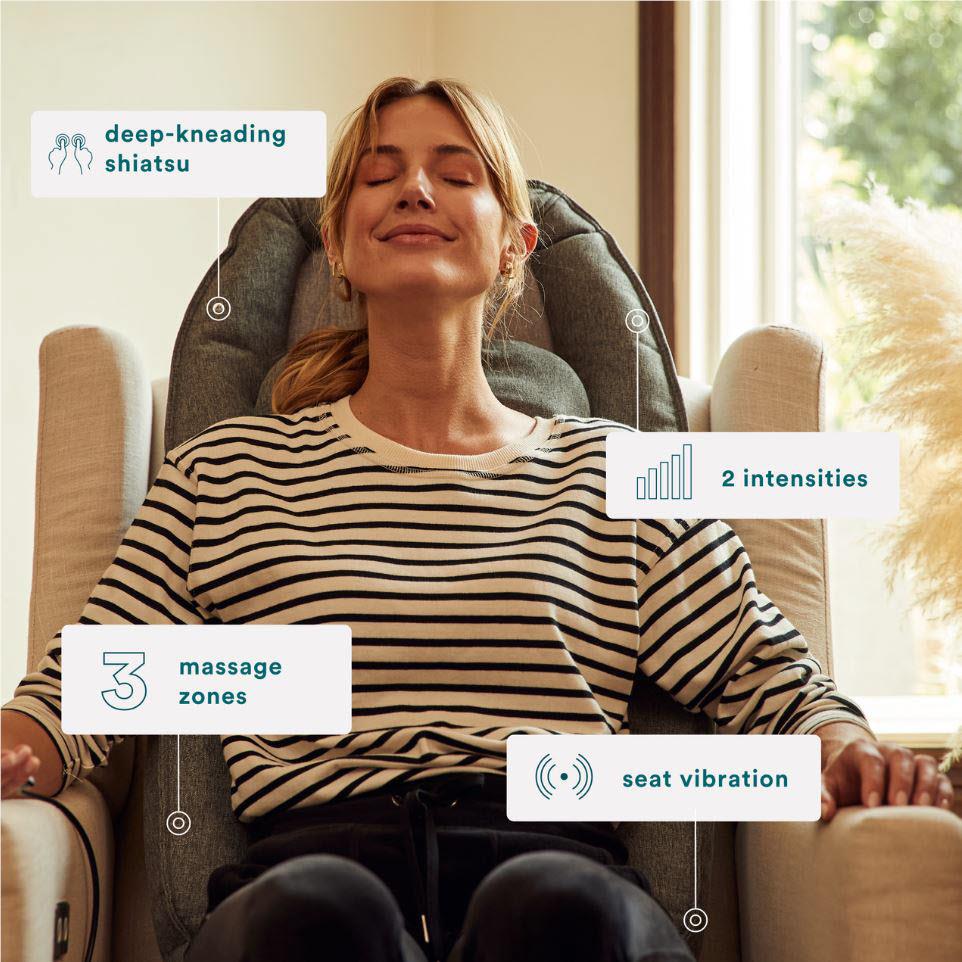 Homedics MCS-1010H-AU Total Recline Shiatsu Massage Cushion