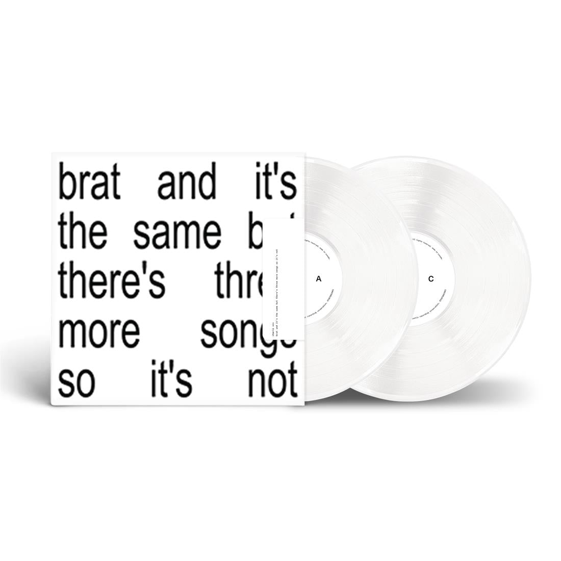 brat and it's the same but there's three more songs so it's not (White Vinyl) - By: Charli Xcx