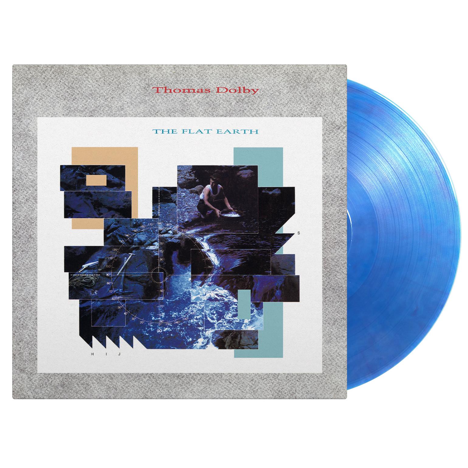 The Flat Earth (Blue Vinyl) - By: Thomas Dolby