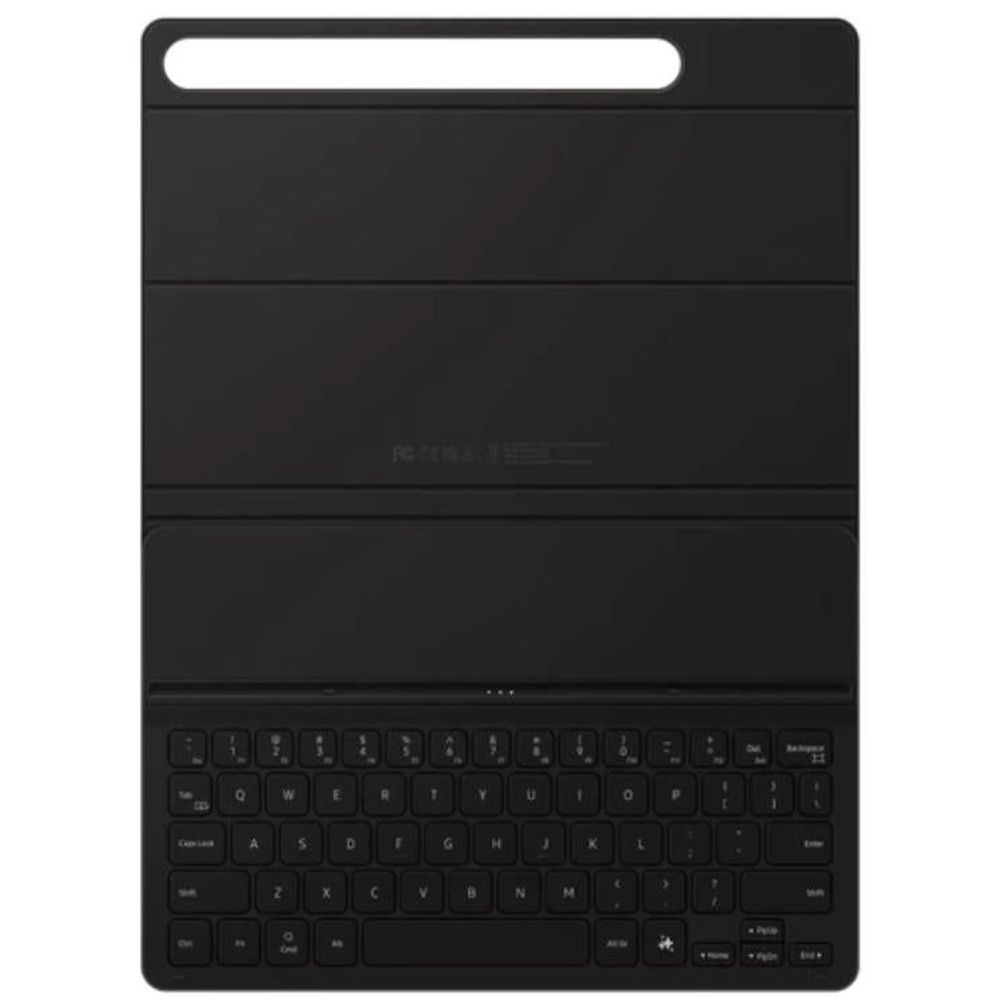 Black tablet book cover keyboard with full QWERTY keys