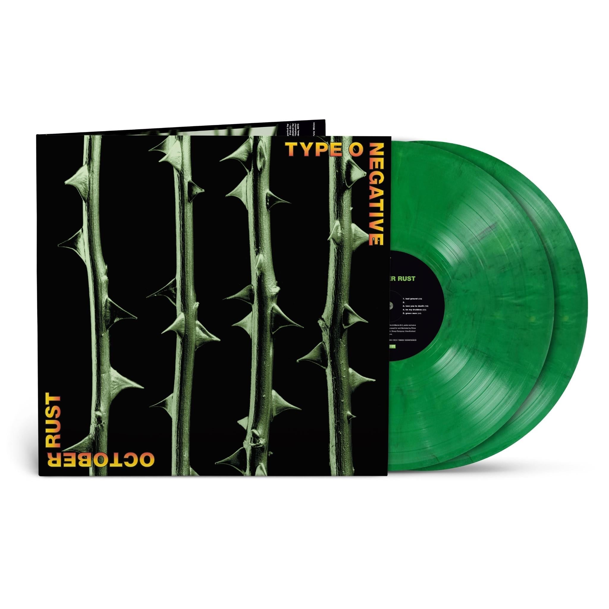 October Rust Vinyl (Green And Black Marbled Vinyl) - By: Type O Negative