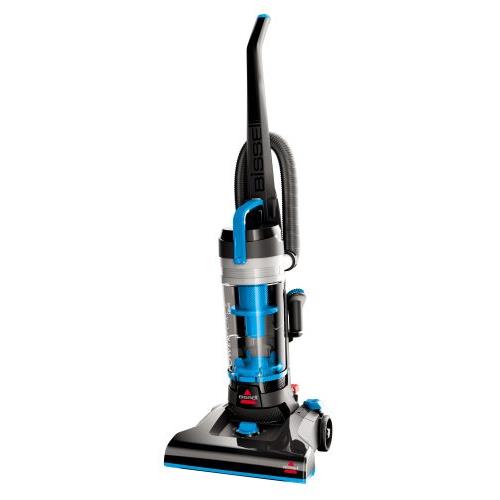 Bissell bagless upright vacuum cleaner with 1L clear dirt bin, blue and black