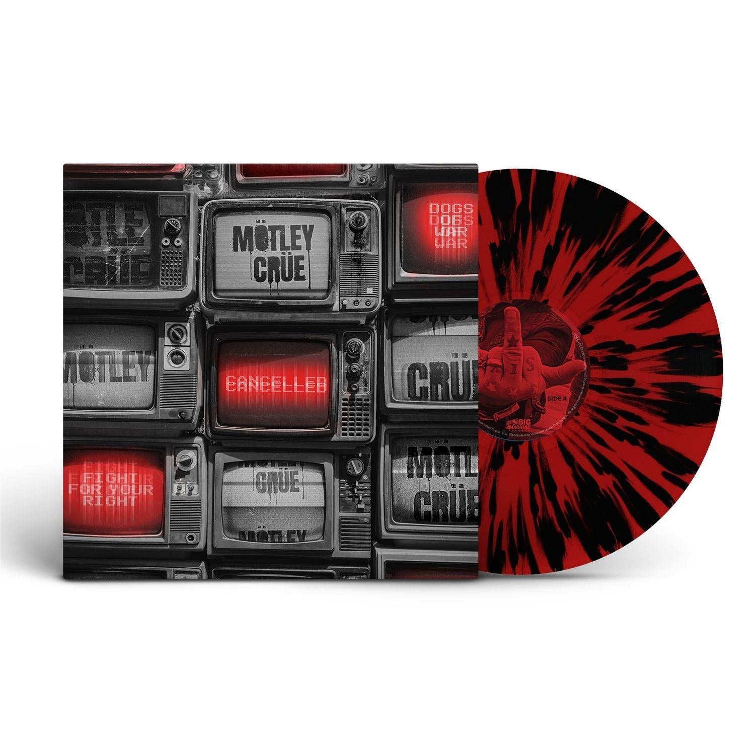 Cancelled EP (Red / Black Splatter Vinyl) - By: Mötley Crüe