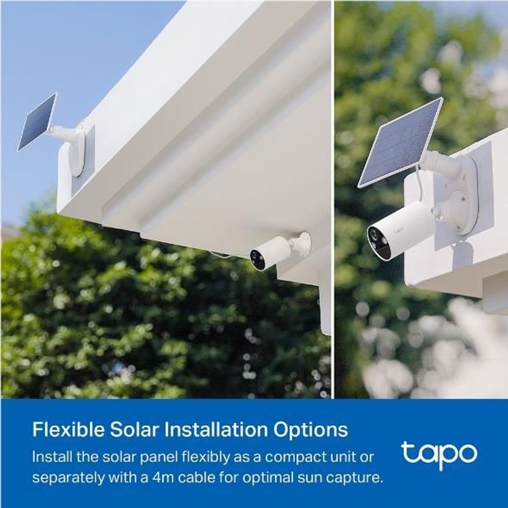 Tapo C410 Solar-Powered Security Camera Kit (3-Pack)