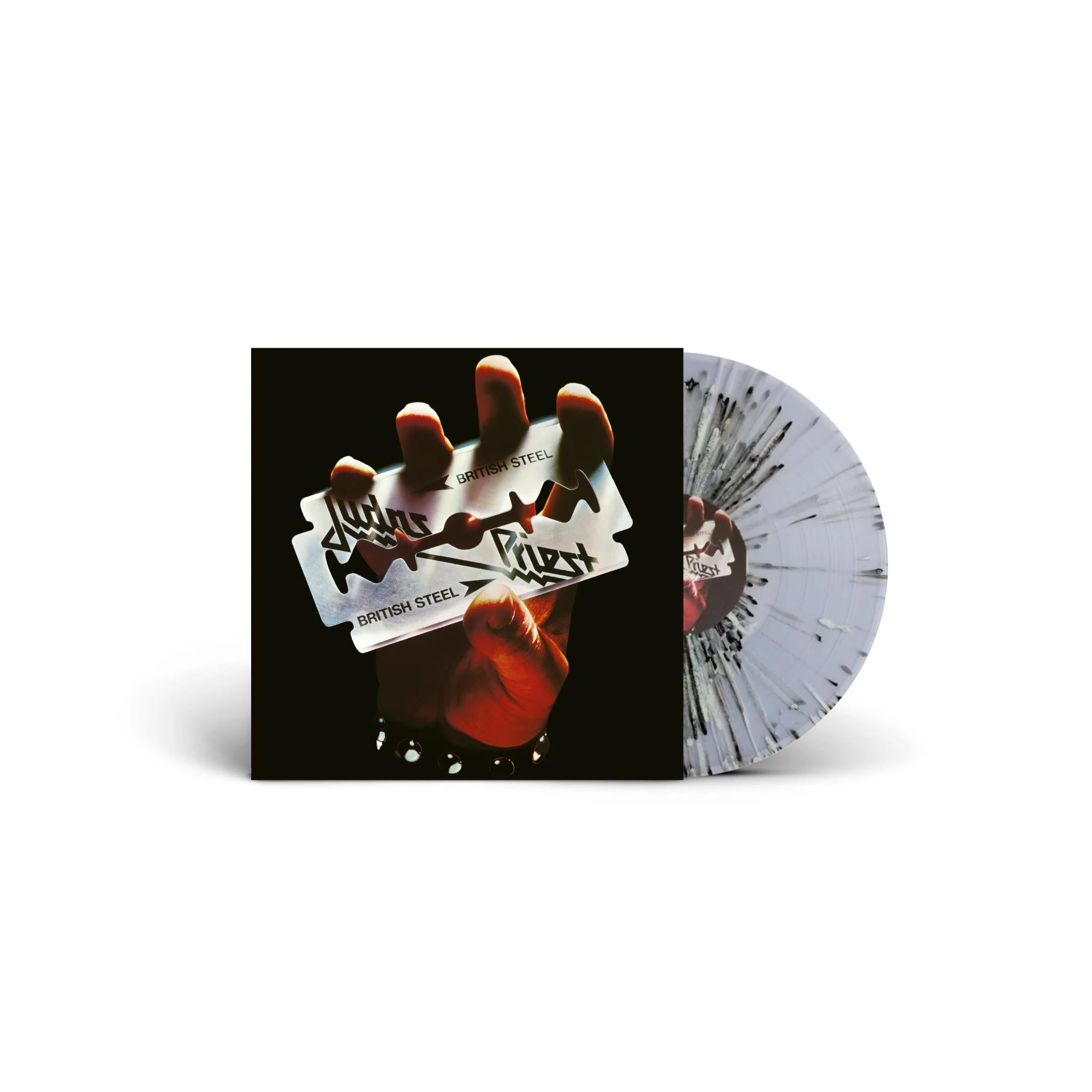 British Steel (Black And White Splatter Vinyl) - By: Judas Priest