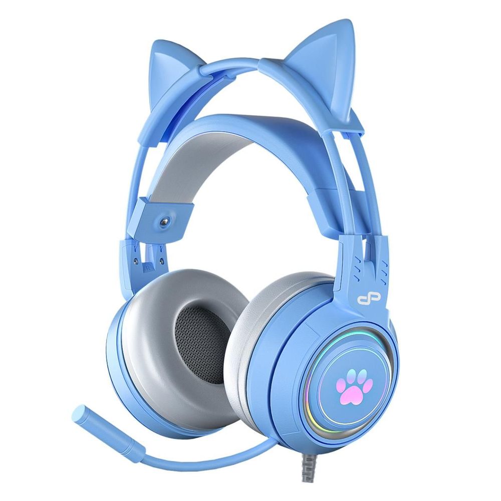 PowerPlay Cat RGB Gaming Headset (Blue)