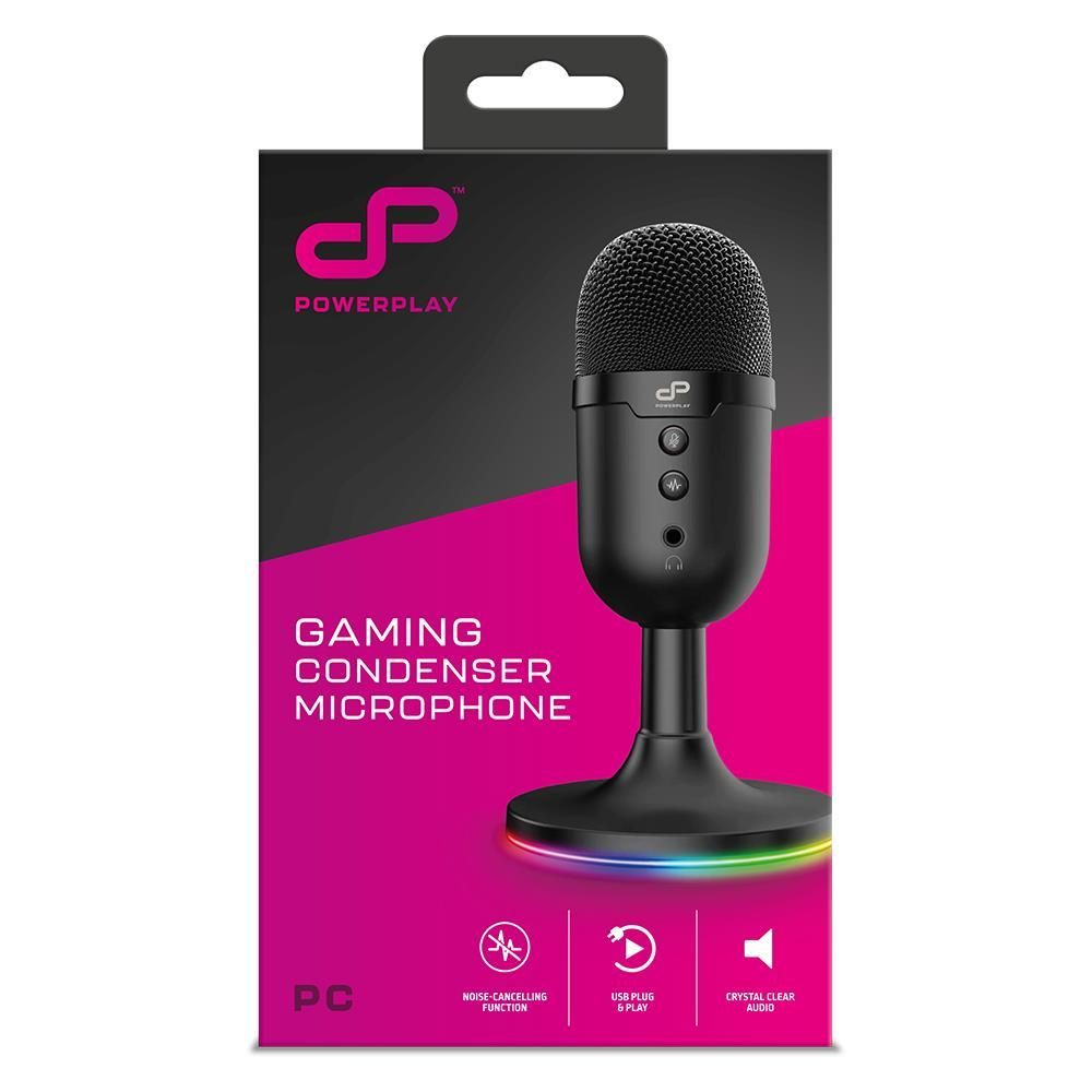 PowerPlay Gaming Condenser Microphone (Black)