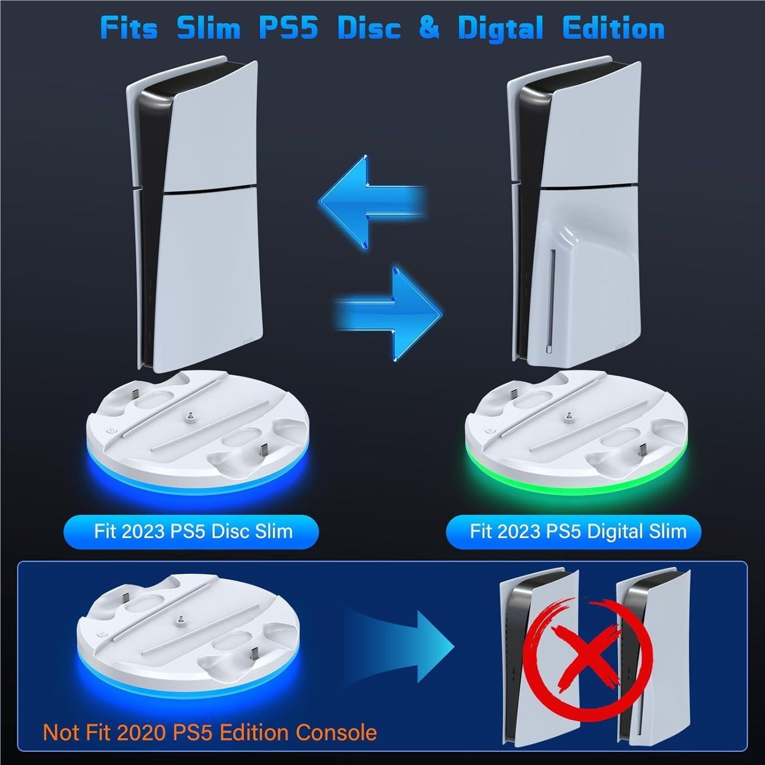 Playmax Charging Stand for Playstation 5 Slim