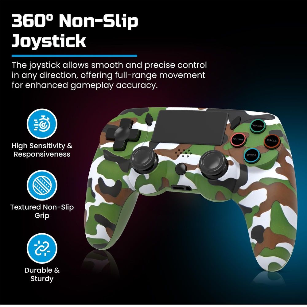 Playmax Wireless Controller V2 for PlayStation 4 (Camo)