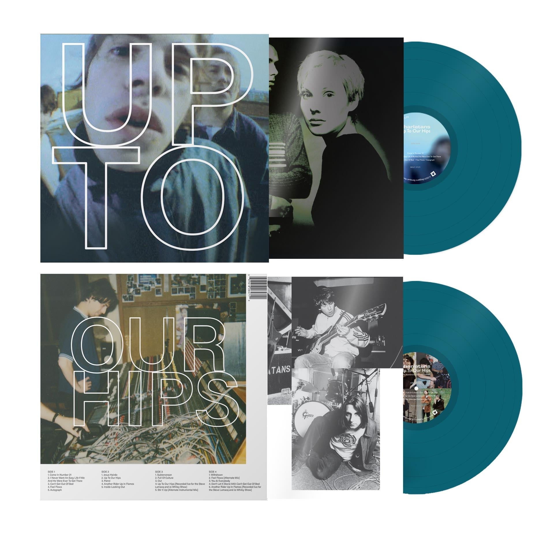 Up To Our Hips (30th Anniversary Edition Petrol Blue Bio Vinyl)) - By:The Charlatans
