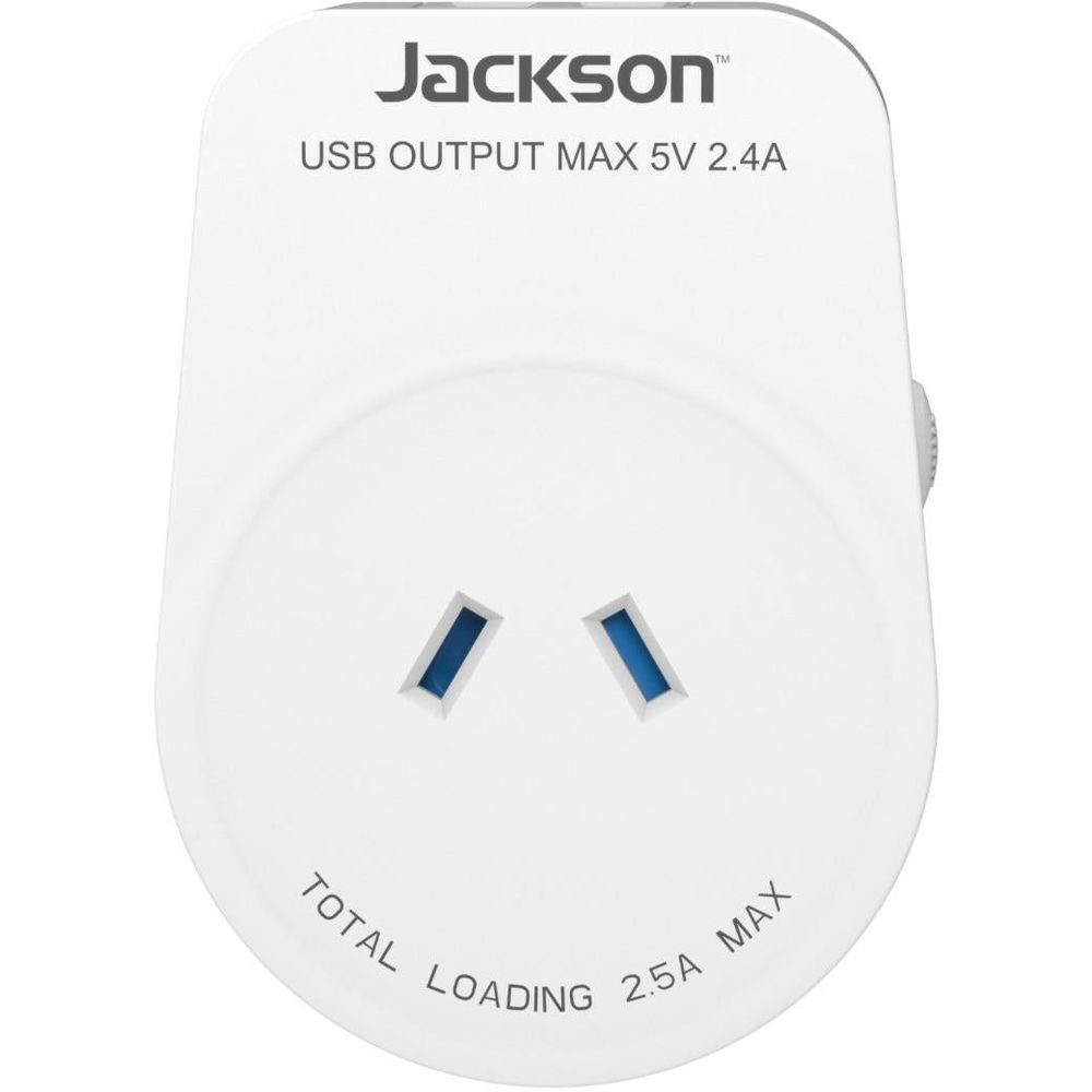 Jackson Outbound Universal Travel Adapter with USB-C/USB-A