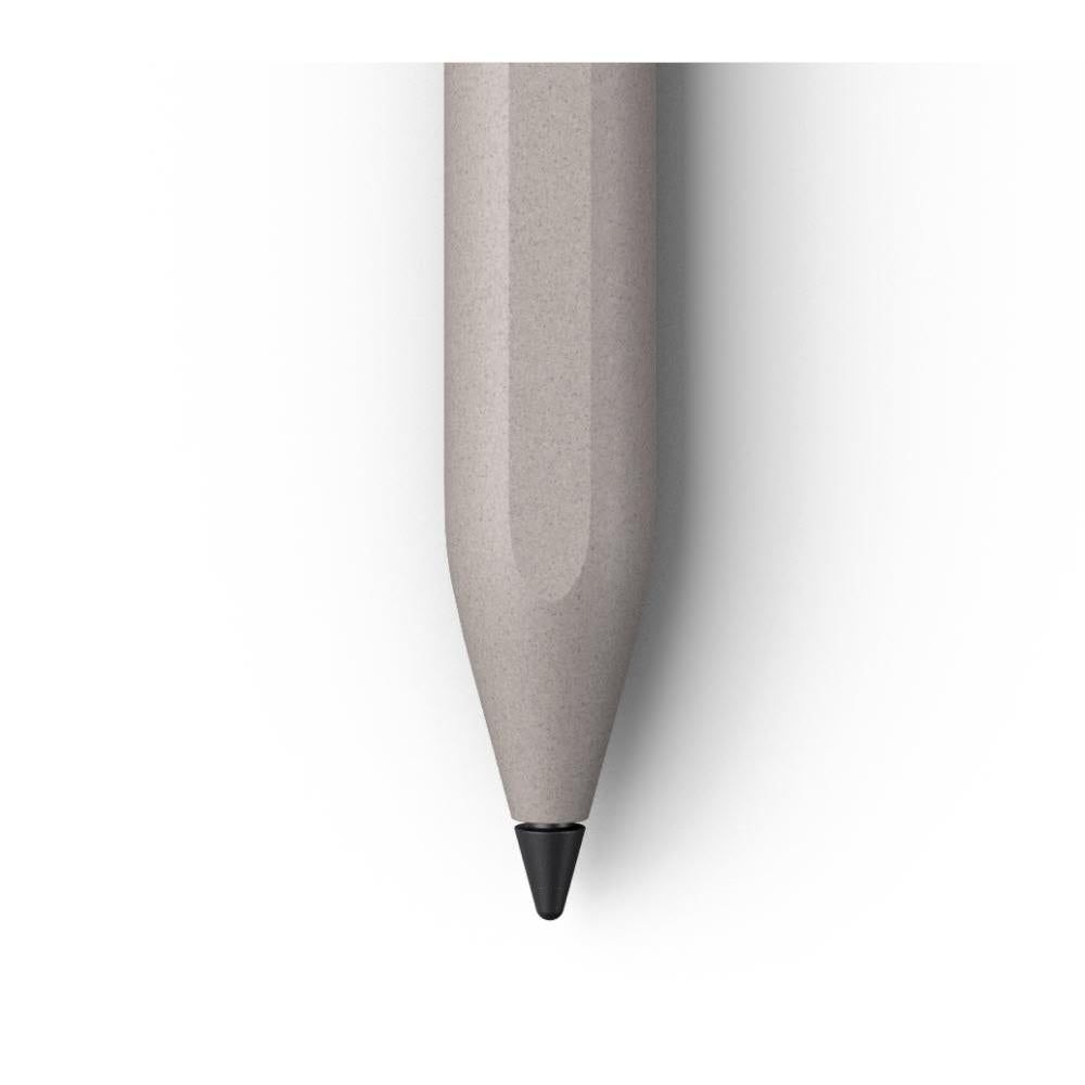 Warm grey marker tip end with fine black nib