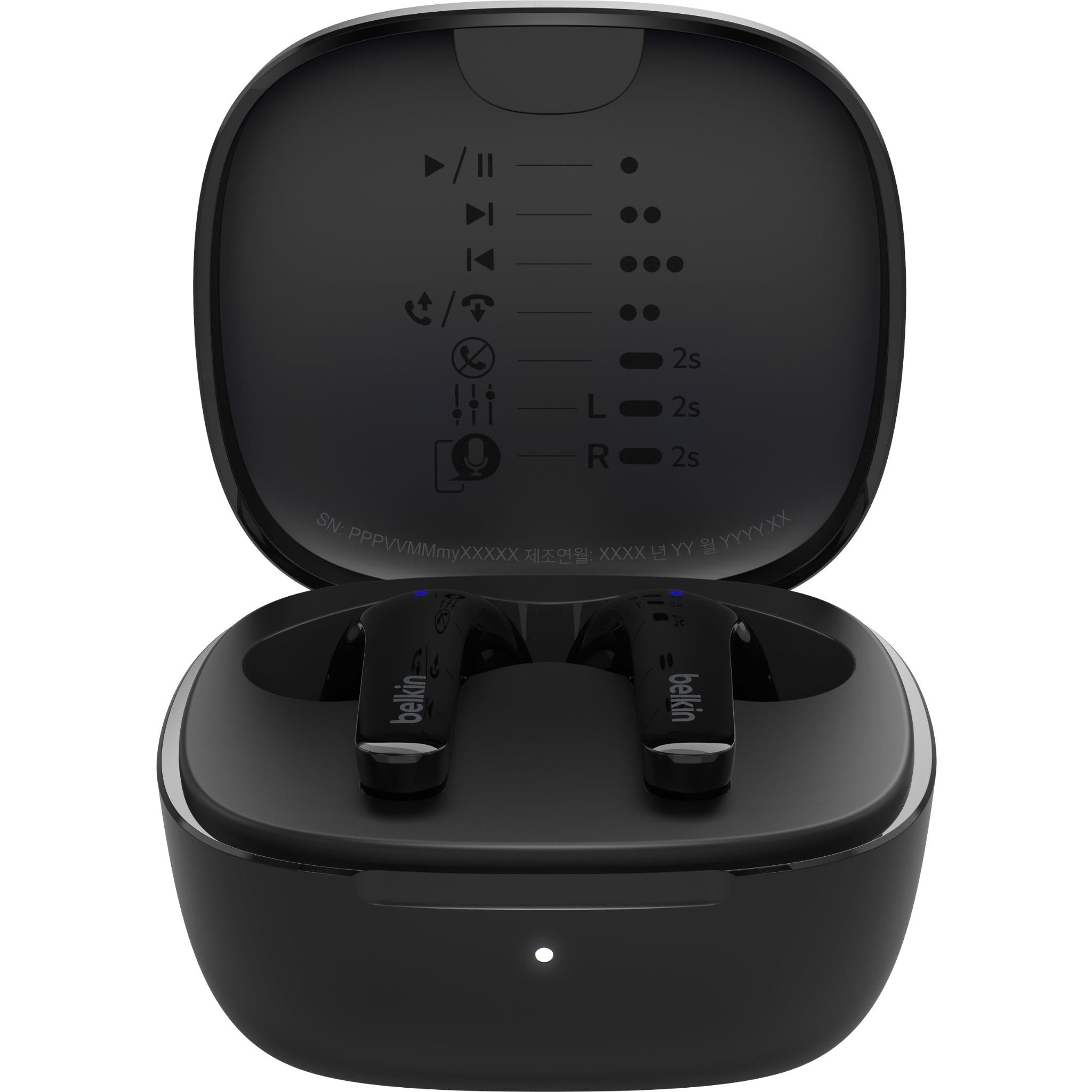 Belkin SoundForm Motion 2 True Wireless Headphones (Black)