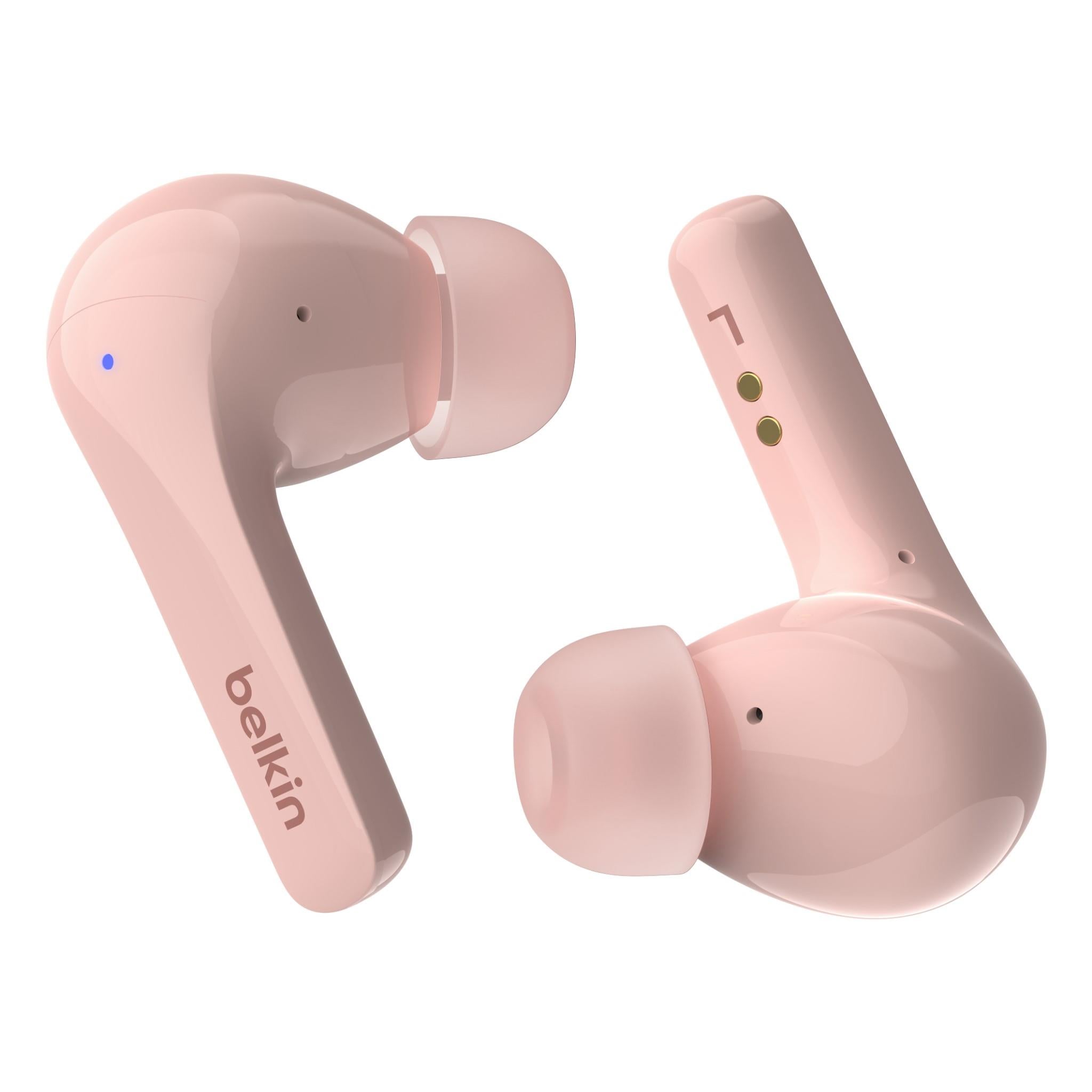 Belkin SoundForm Motion 2 True Wireless Headphones (Pink)