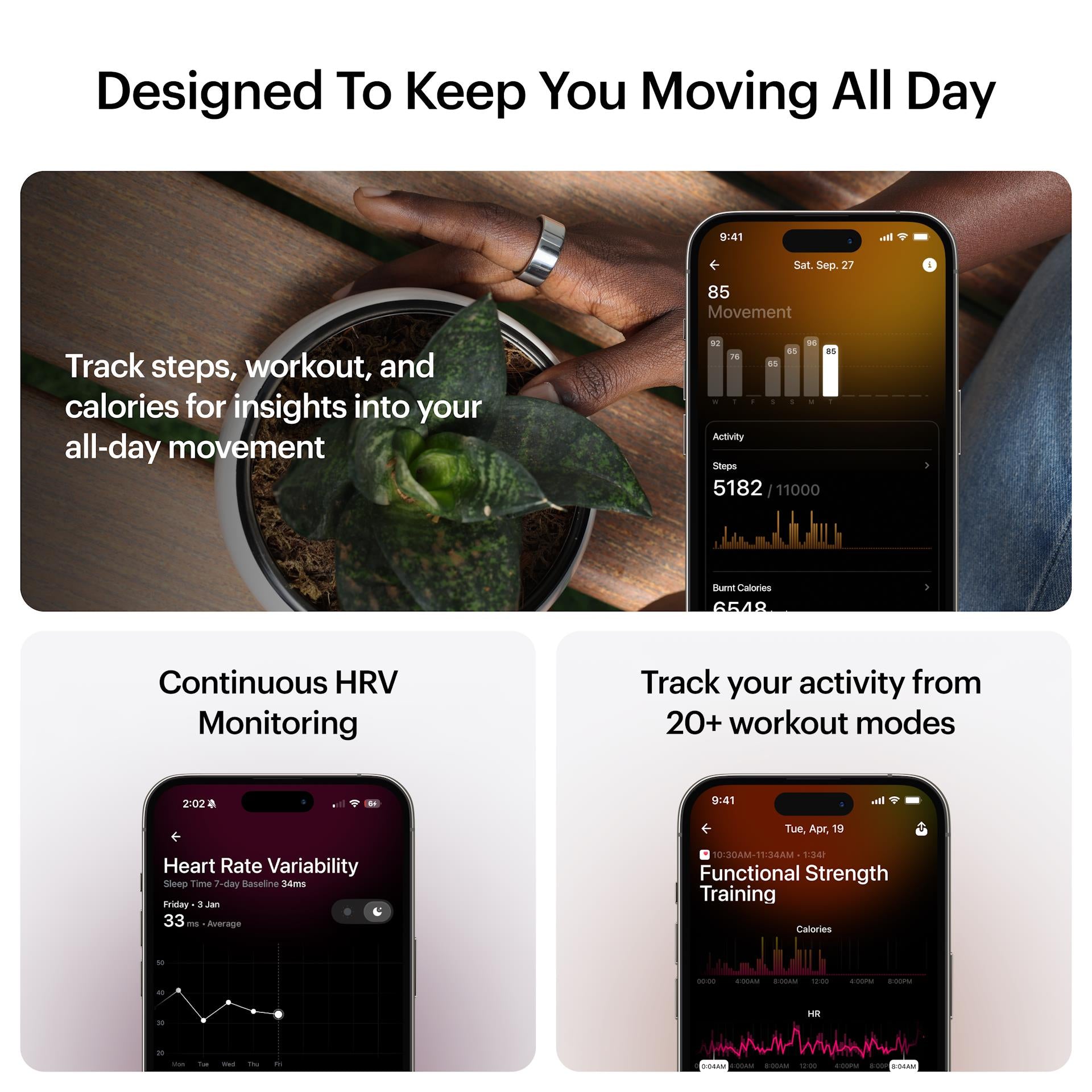 Ultrahuman Ring AIR (Silver)