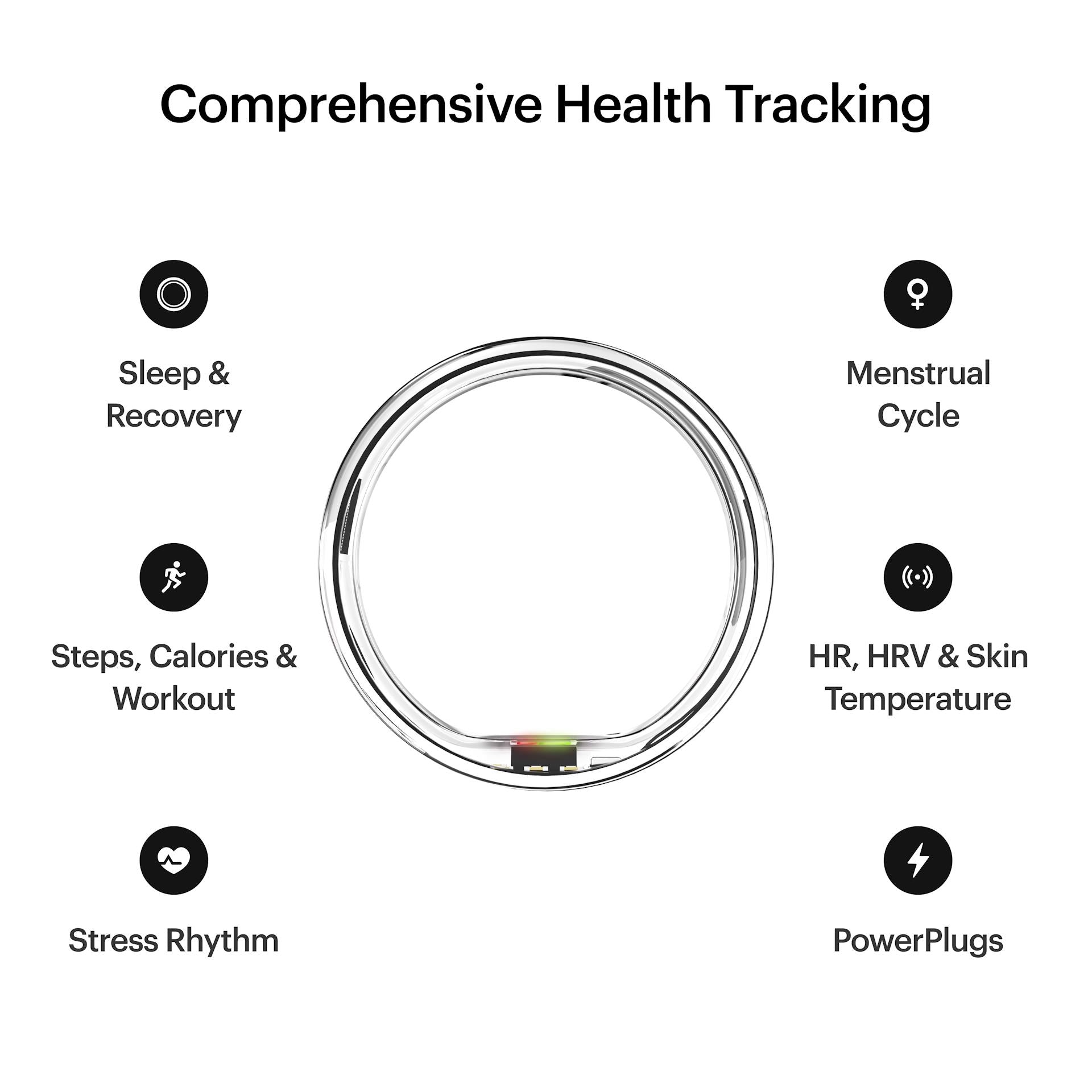 Ultrahuman Ring Air smart ring in silver, size 11, image 3 - Smart Rings at Tech Supply Shed NZ