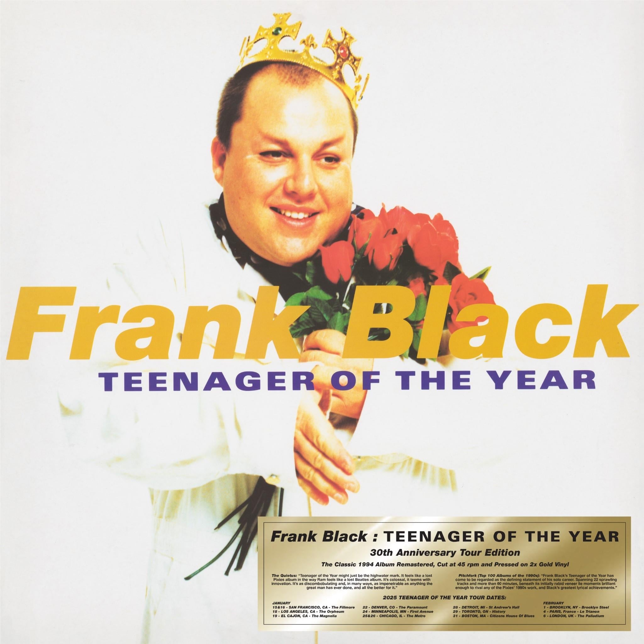 Teenager Of The Year (30th Anniversary Gold Vinyl) - By:Frank Black