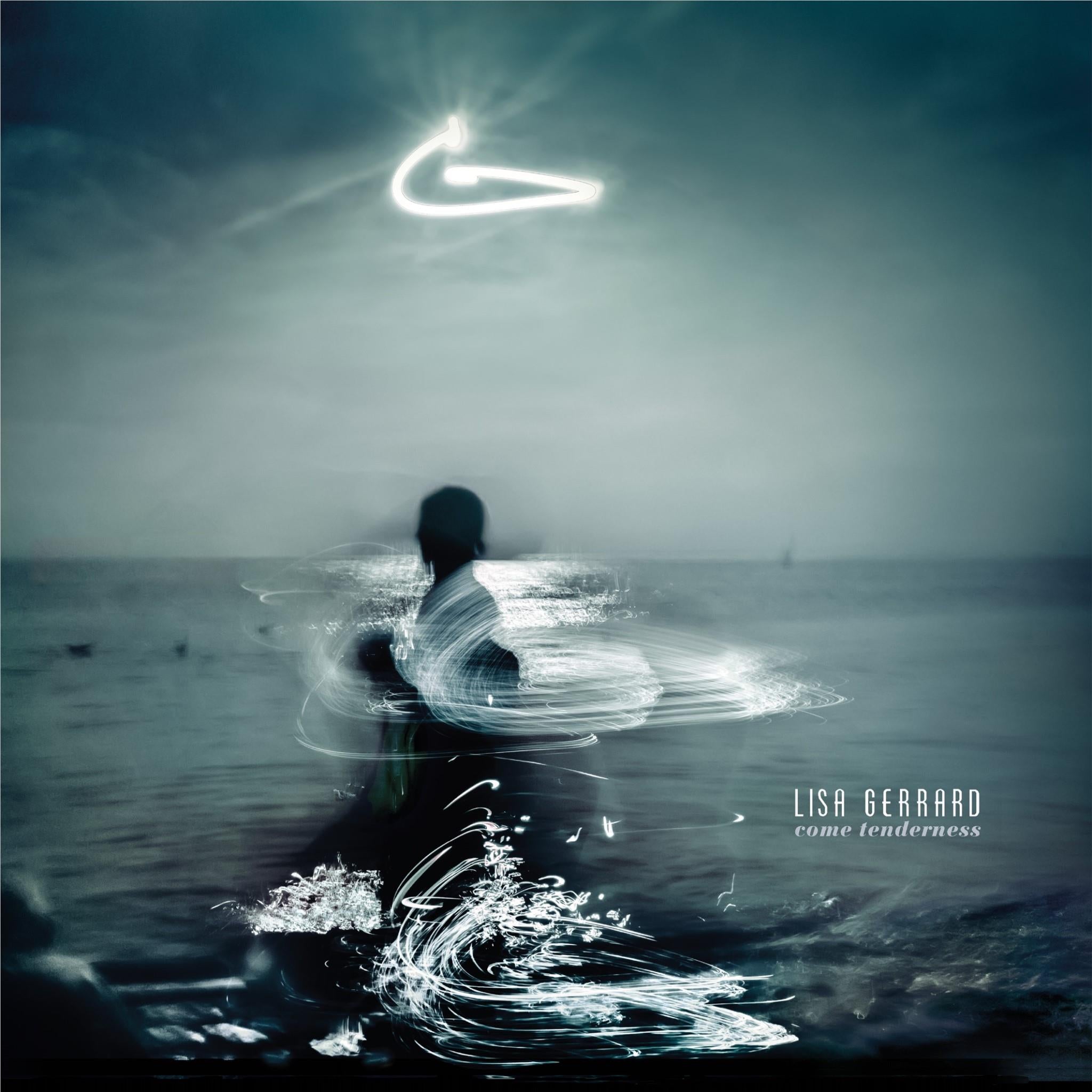 Album cover by Lisa Gerrard with dark silhouette and swirling light effects