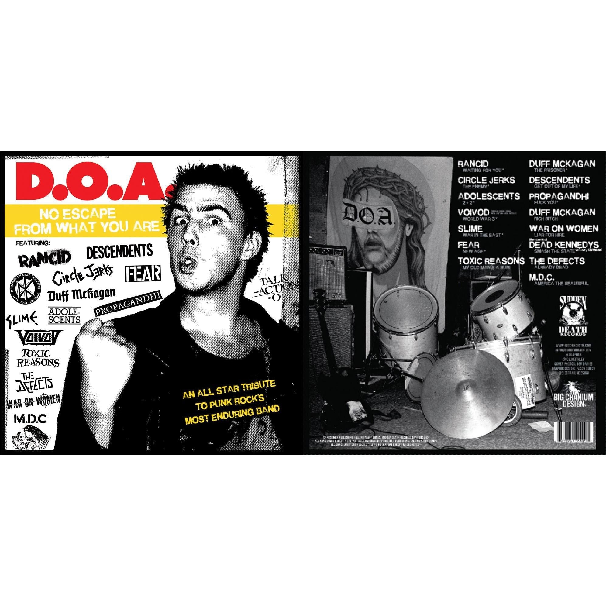 D.O.A. No Escape from What You Are (Red Vinyl) - By: Various Artists