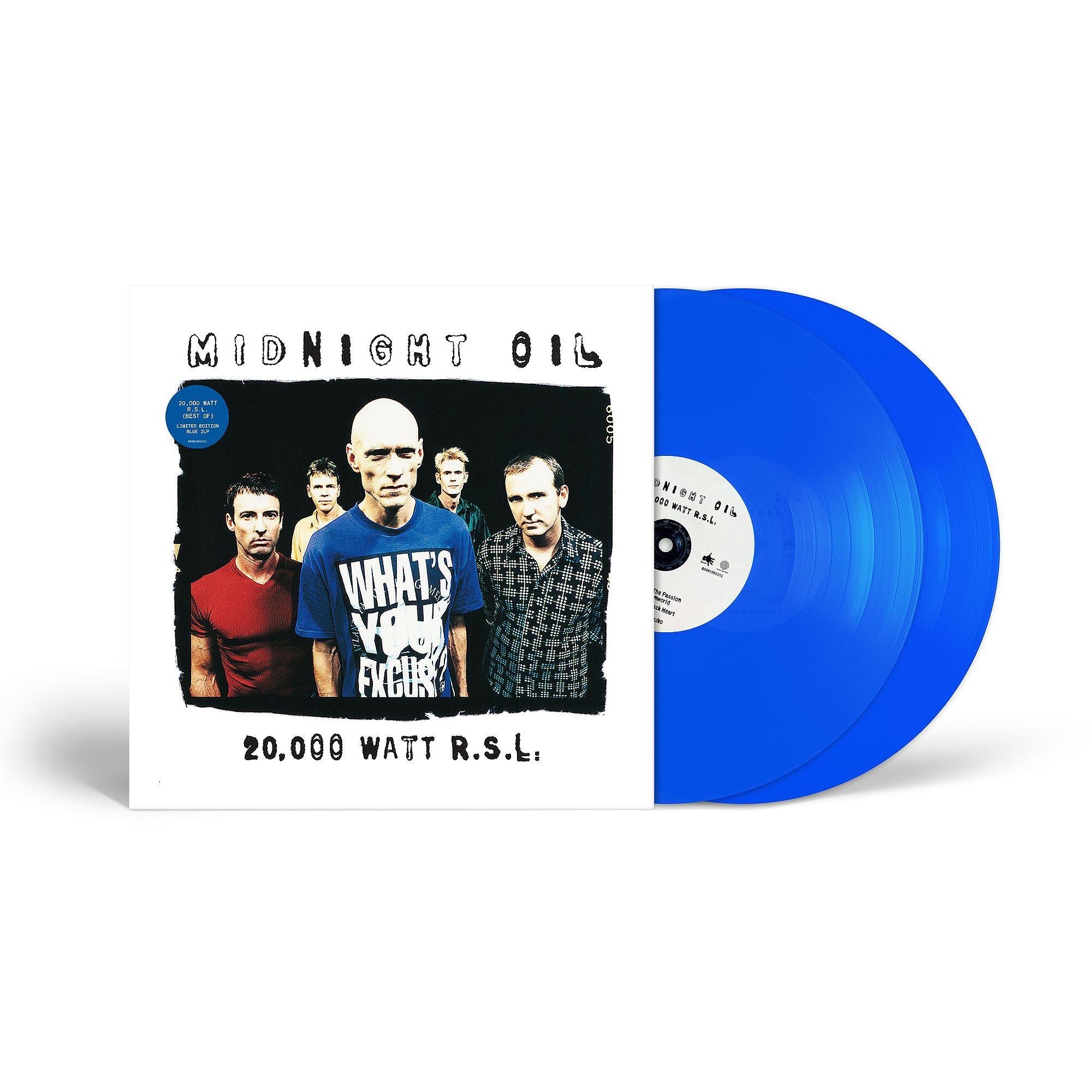 20,000 Watt R.S.L. (Best Of) (Blue Vinyl) - By: Midnight Oil
