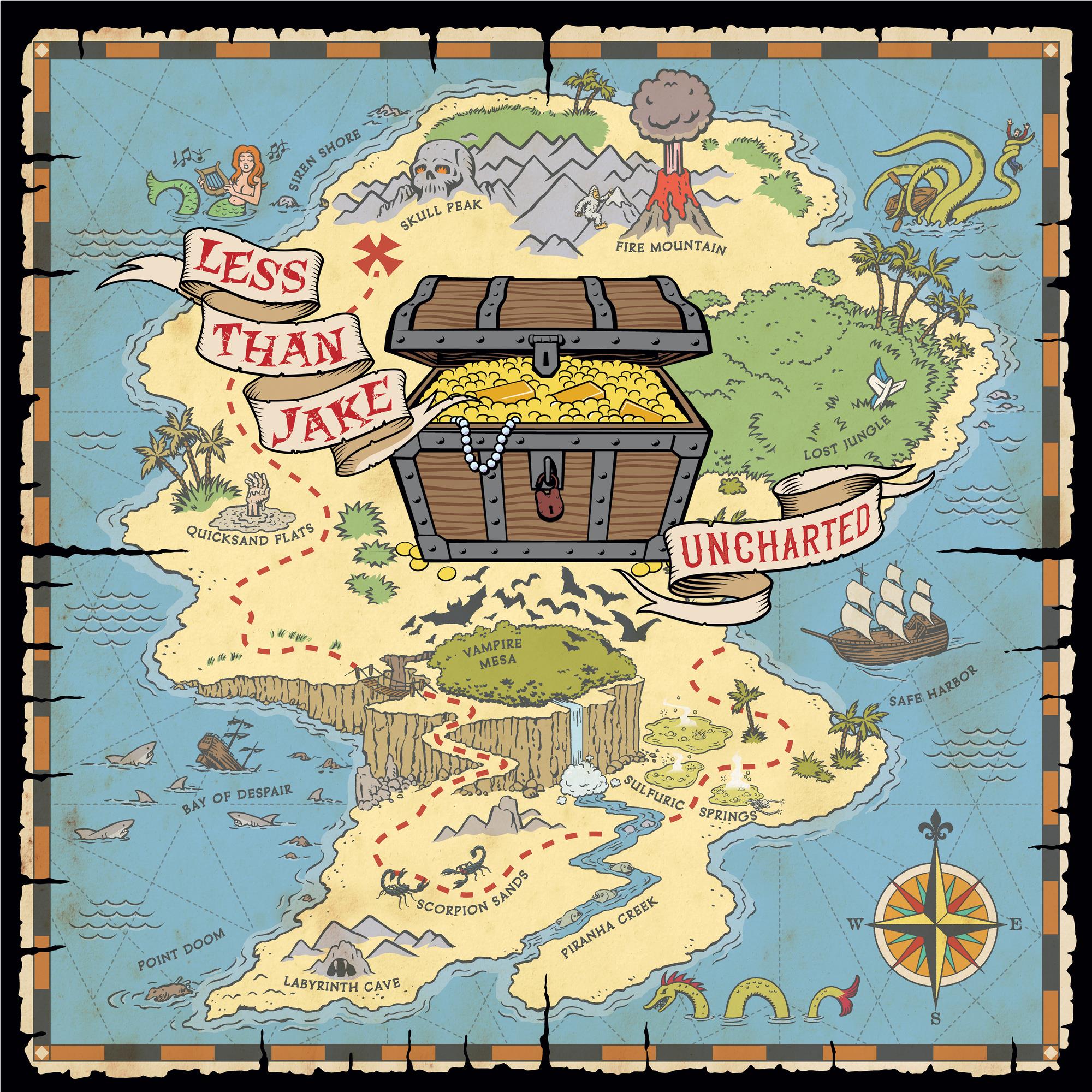 Uncharted (Vinyl) - By: Less Than Jake