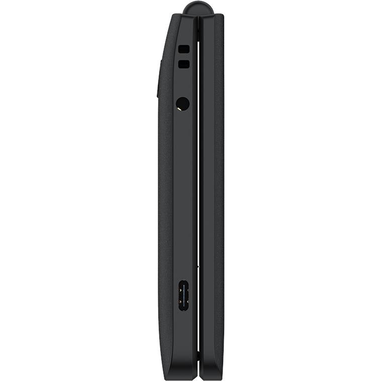 Alcatel 4043 4G flip phone in Black with charging cradle, image 7 - Mobile Phones at Tech Supply Shed NZ