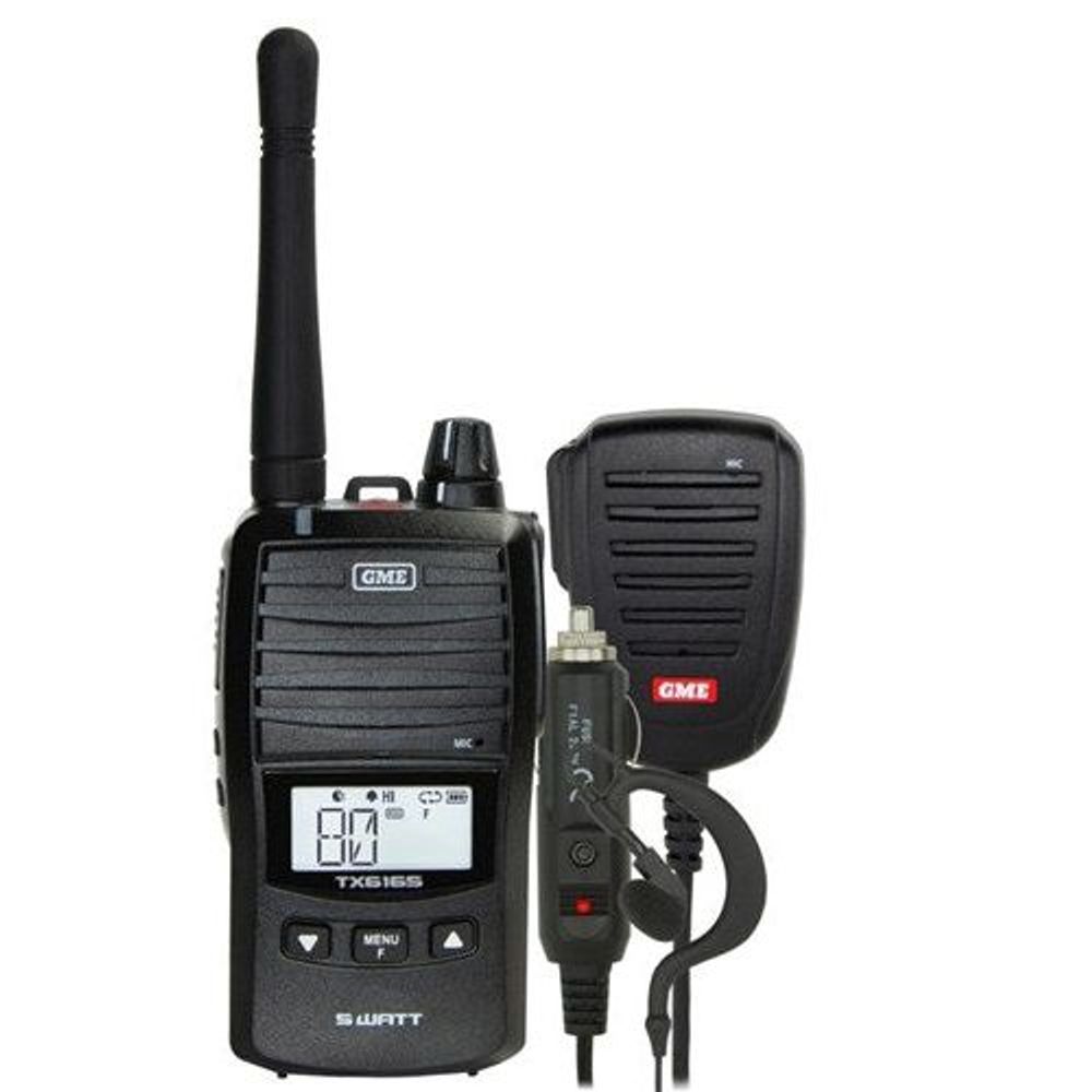 GME 5W UHF Transceiver TX6165 with Accessories