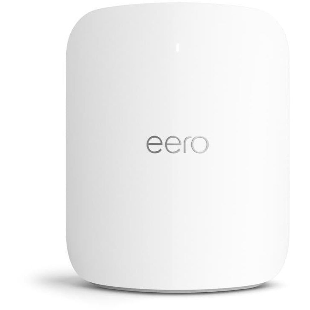 eero Max 7 mesh Wi-Fi 7 router, white cube device