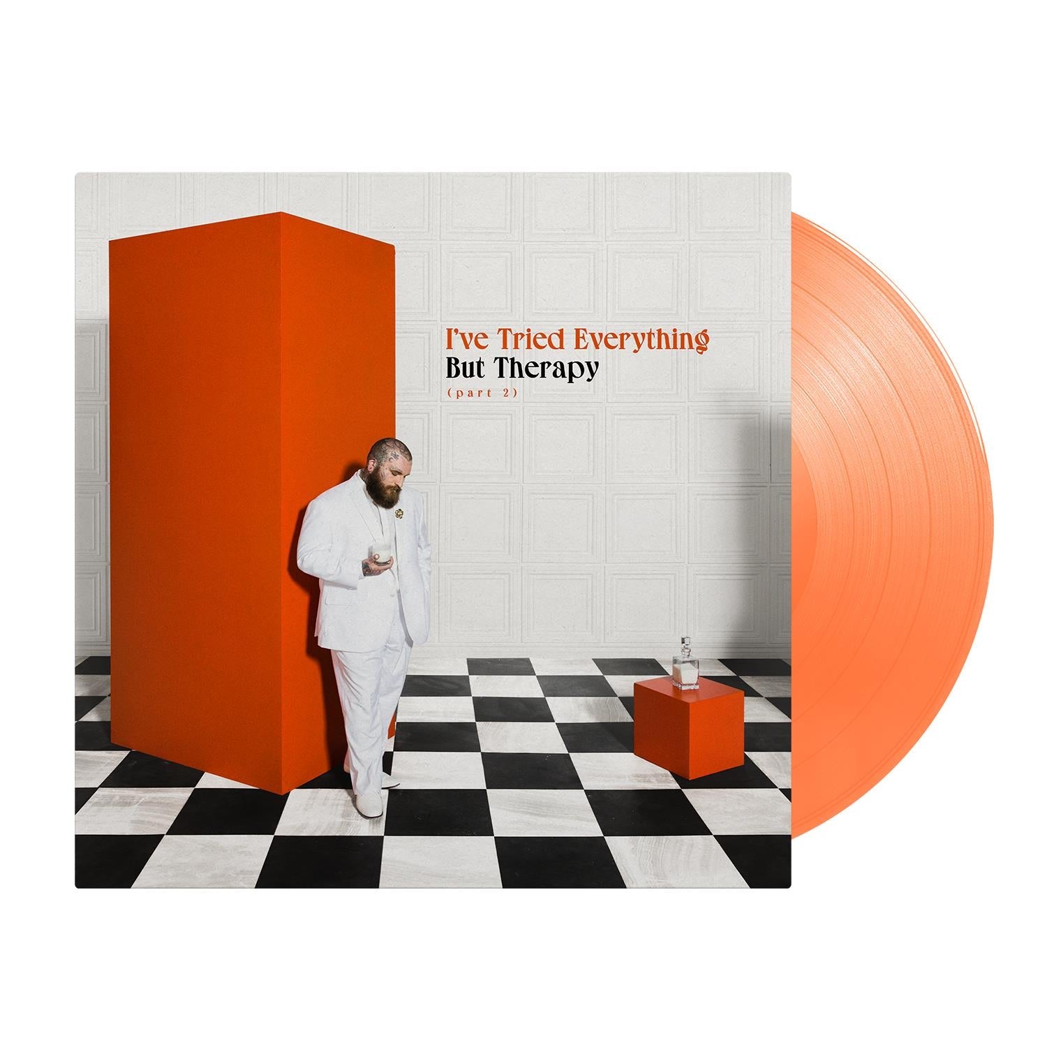I've Tried Everything But Therapy (part 2) (Opaque Tangerine Vinyl) - By: Teddy Swims