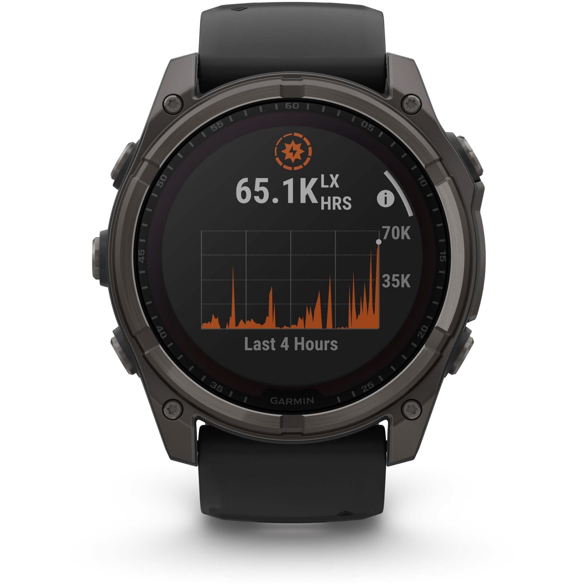 Garmin fenix 8 51mm SOLAR Sapphire Edition Carbon Grey Titanium with Black + Pebble Grey Band