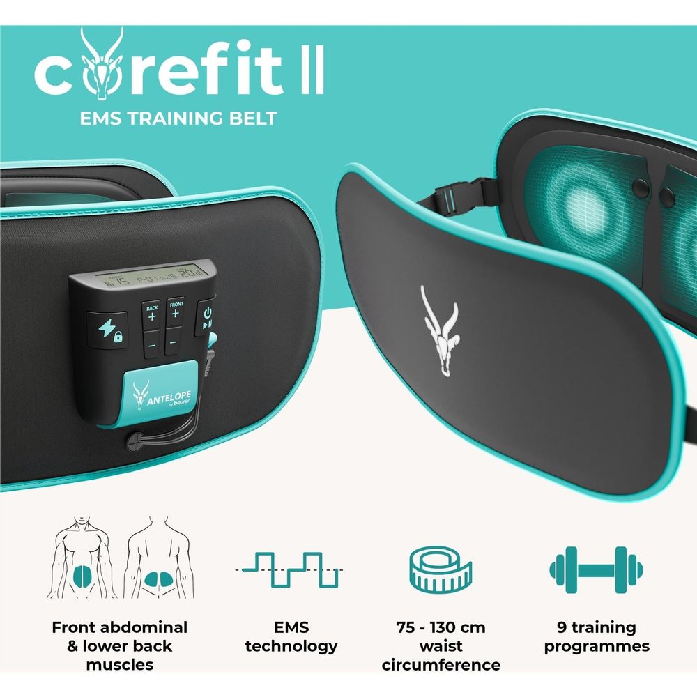 Beurer Corefit 2 EMS Training Belt Front & Back