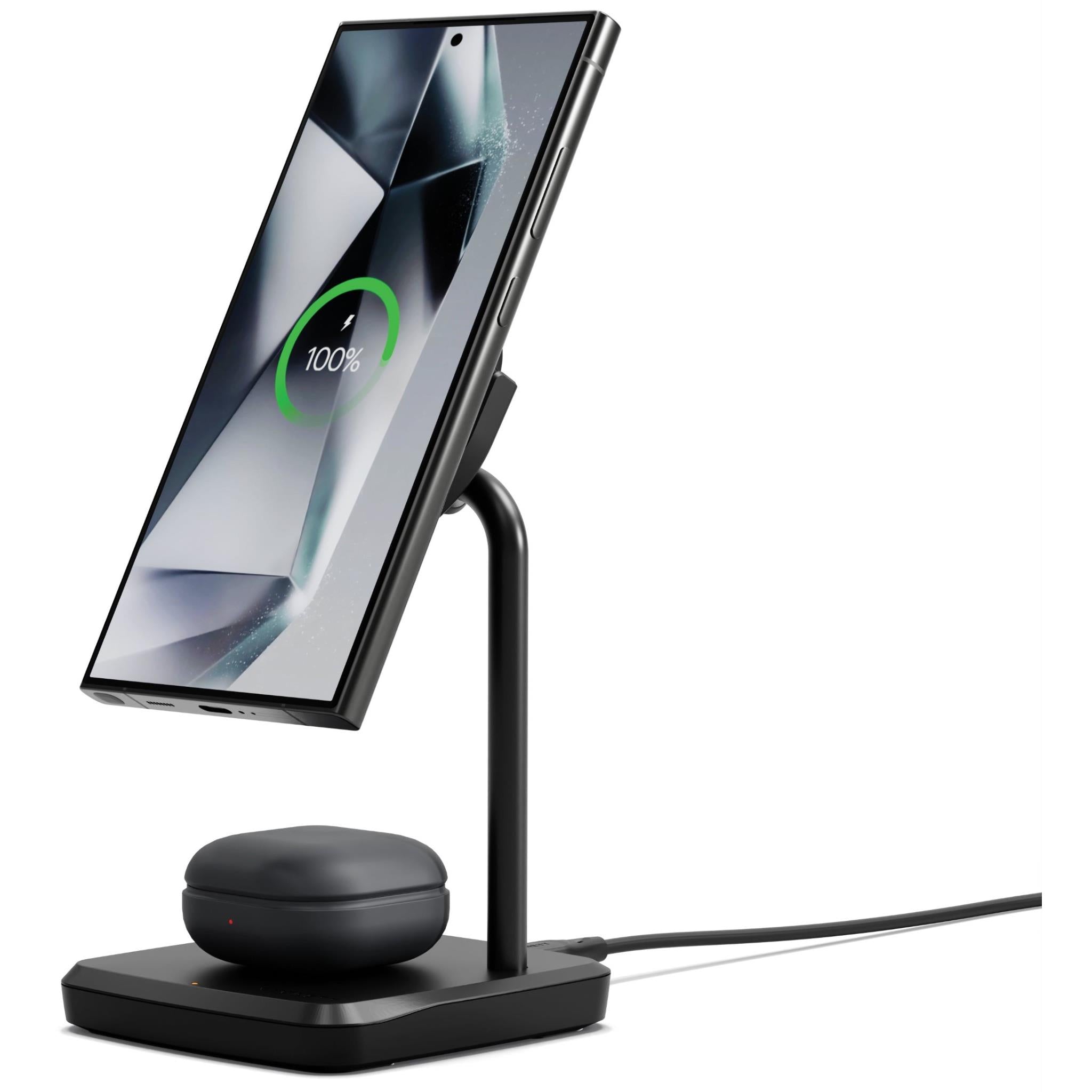 Cygnett Qi2.0 2-in-1 Wireless Chargebase (Black)