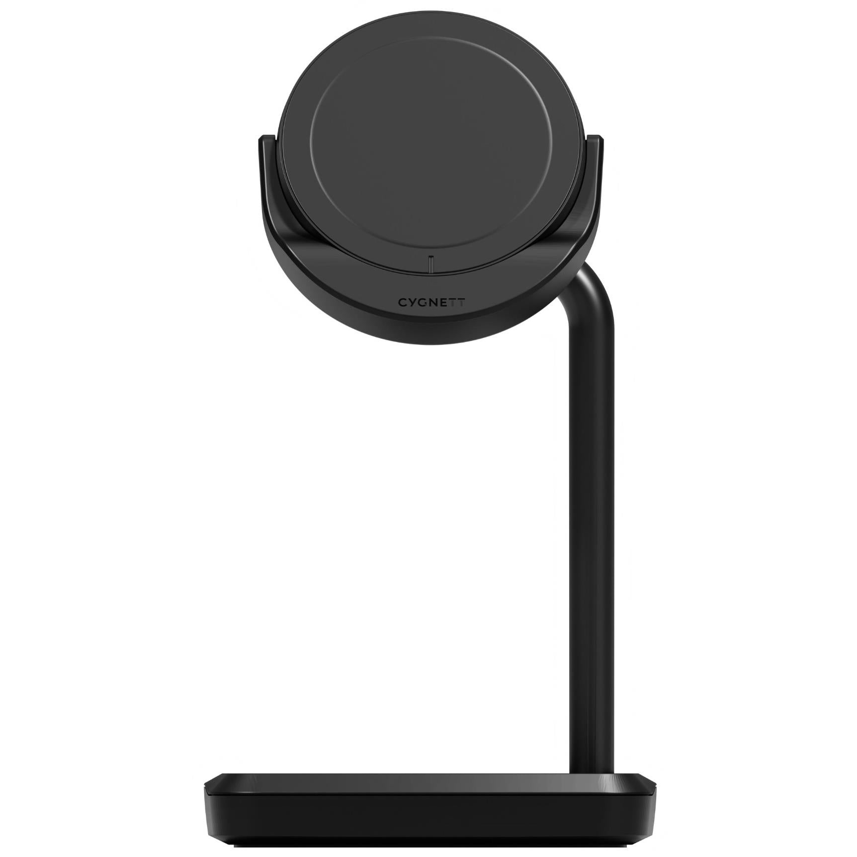 Cygnett Qi2.0 2-in-1 Wireless Chargebase (Black)