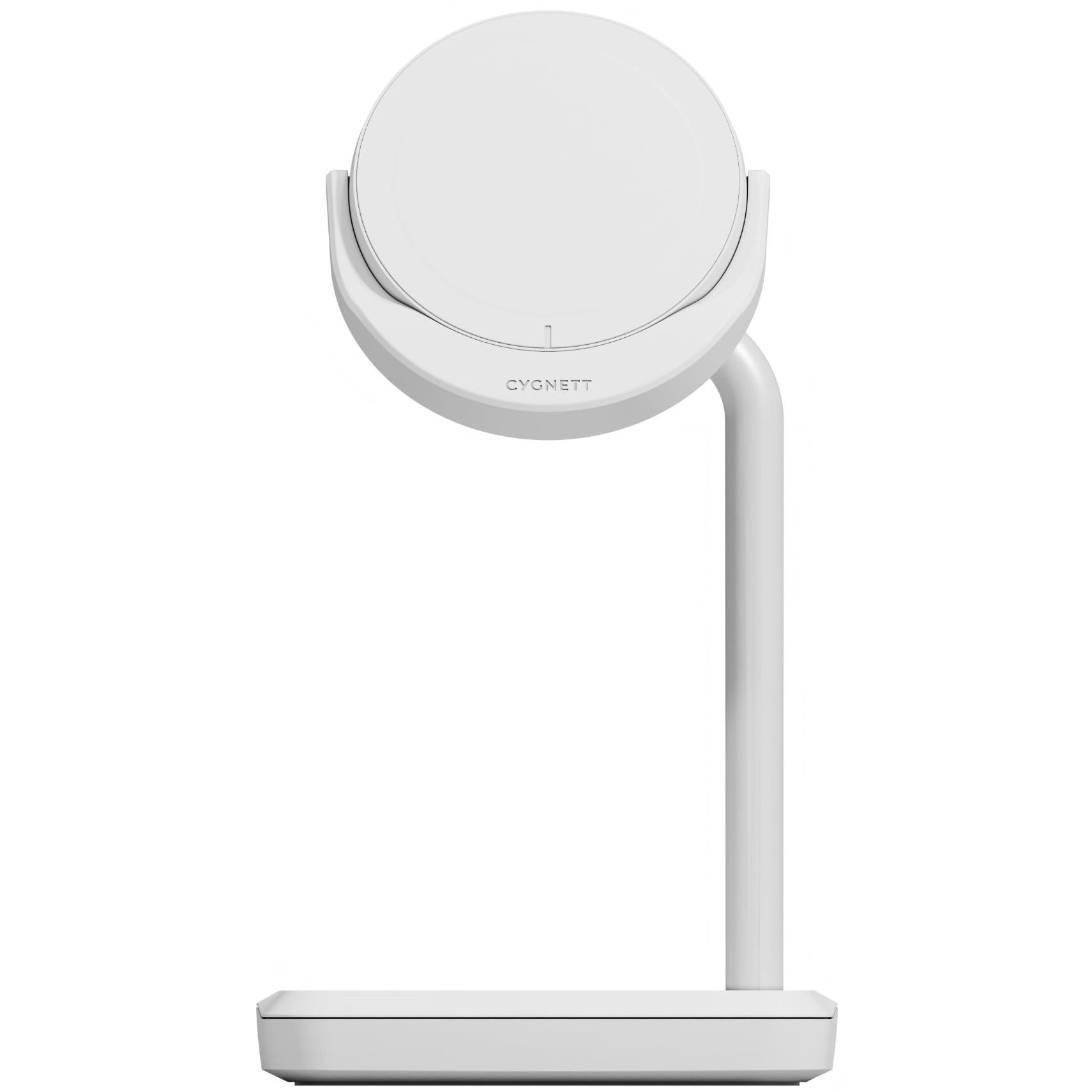 Cygnett Qi2.0 2-in-1 Wireless Chargebase (White)