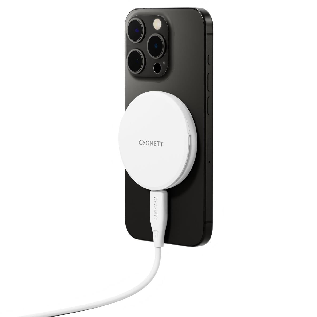 Cygnett Qi2.0 2-in-1 Wireless Chargebase (White)