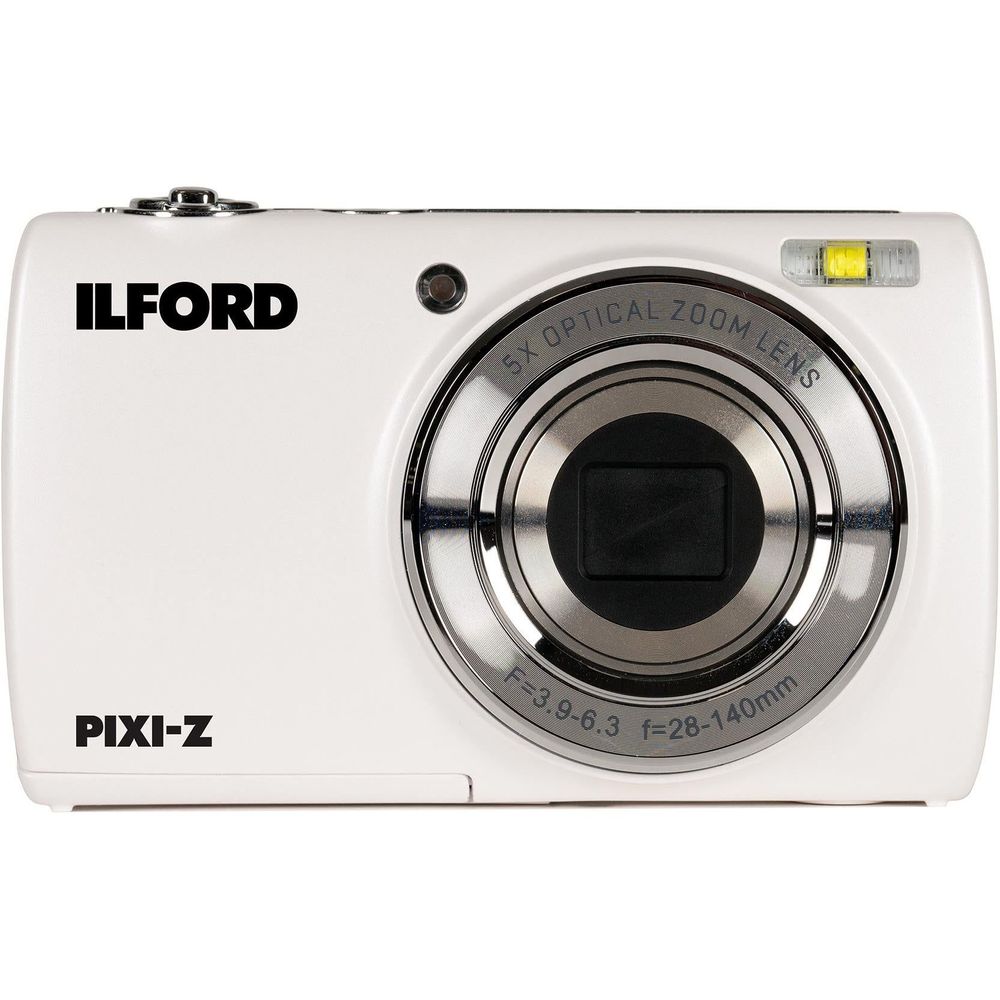 Ilford PIXI-Z 5x Zoom Digital Compact Camera (White)