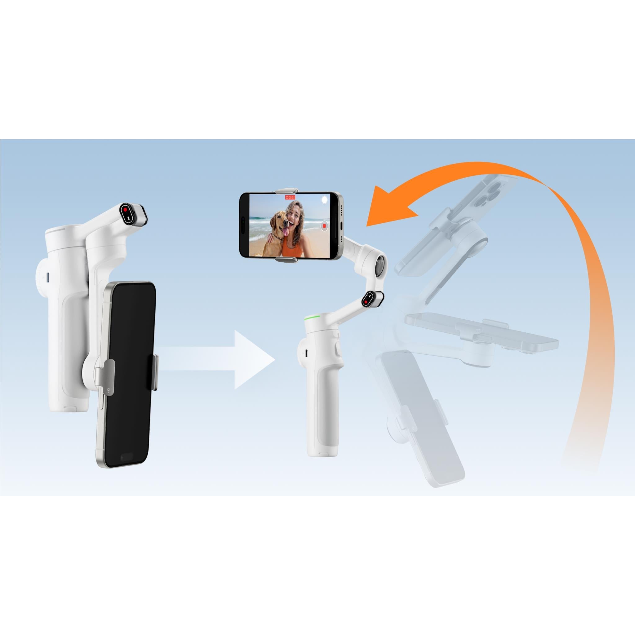 Insta360 Flow 2 Pro Gimbal (White Edition)