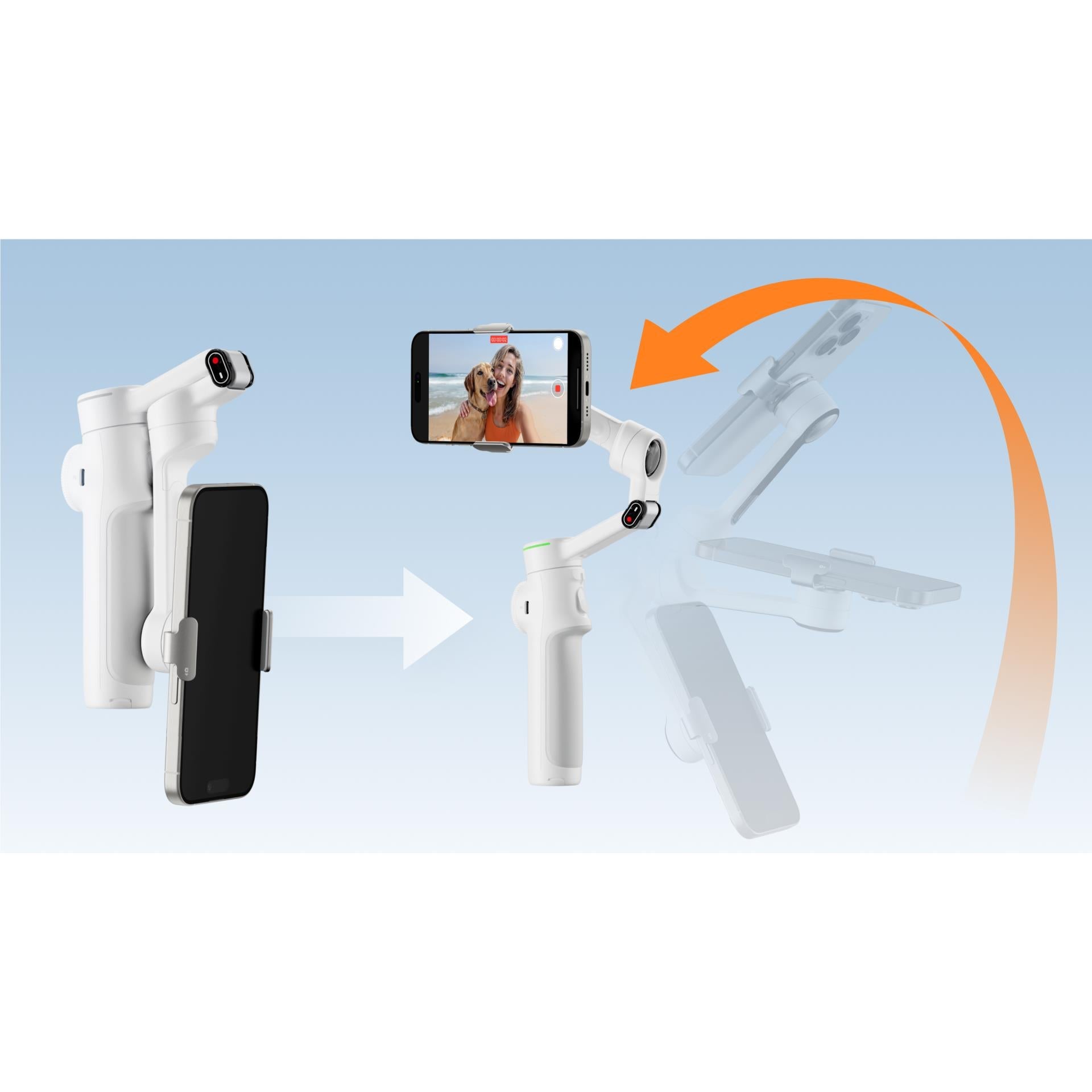 Insta360 Flow 2 Pro Creator Kit (White Edition)