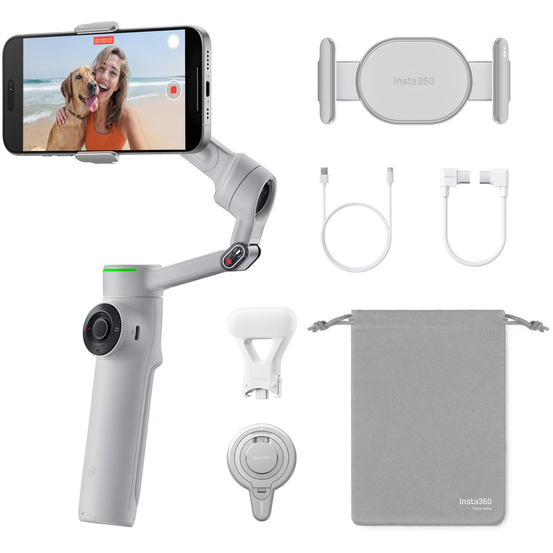 Insta360 Flow 2 Pro Creator Kit (Grey Edition)
