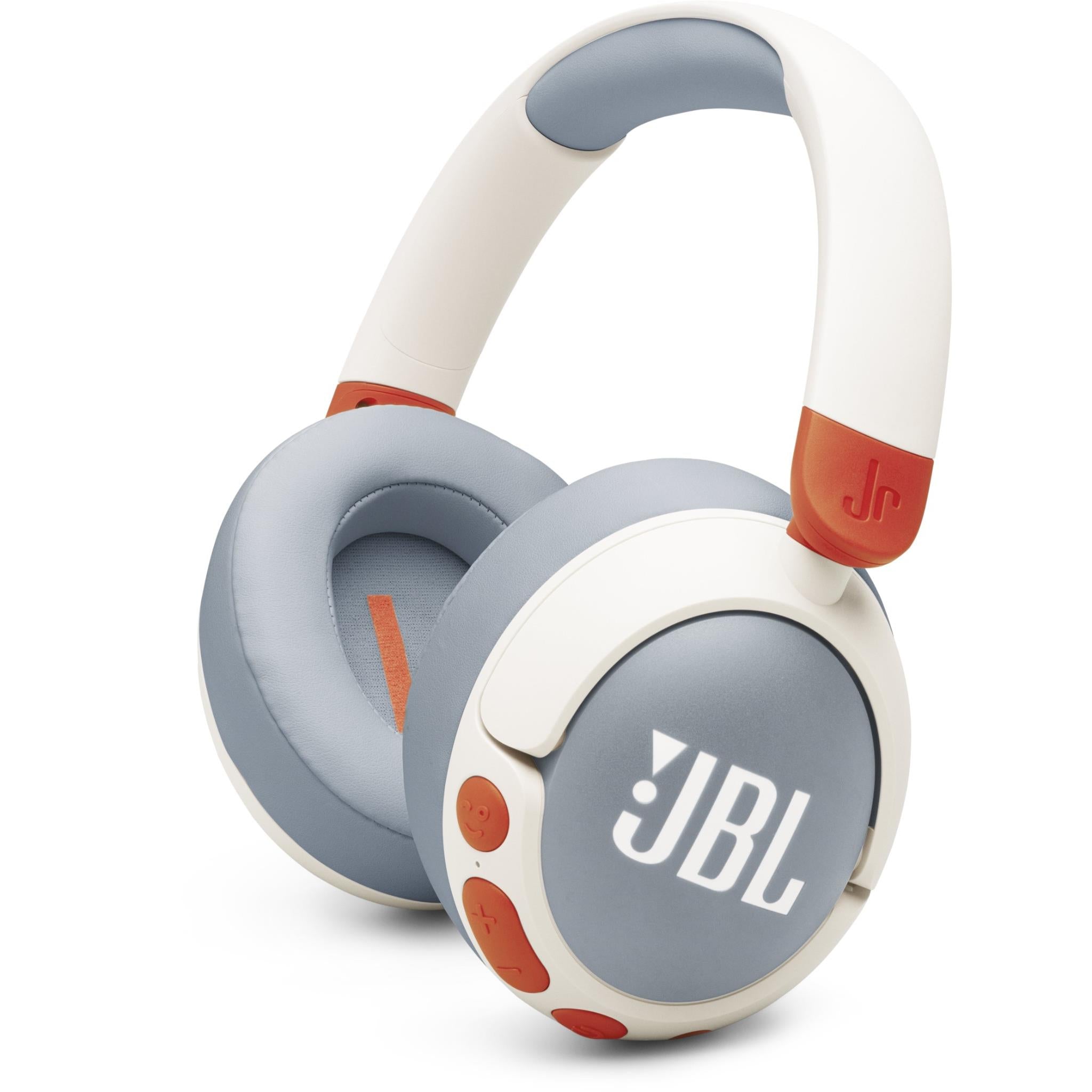JBL JR470NC Wireless Noise Cancelling Kids Over-Ear Headphones (White)