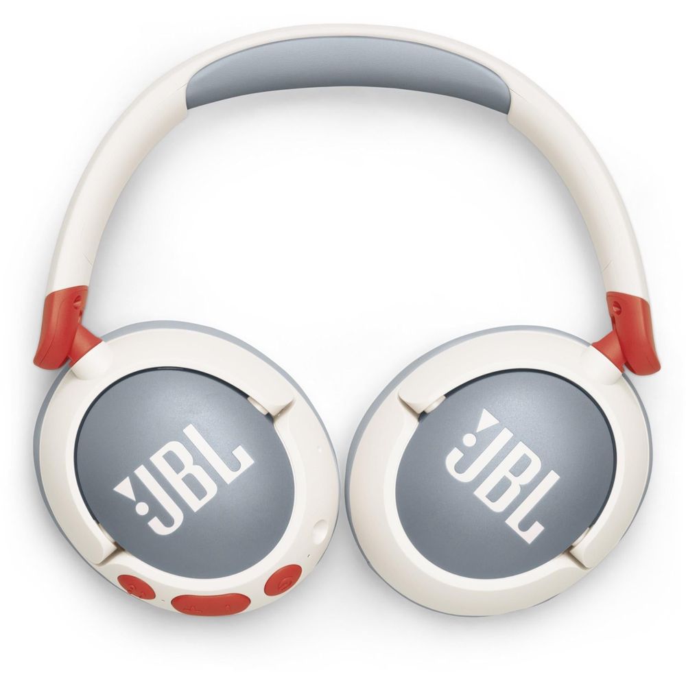 JBL JR470NC Wireless Noise Cancelling Kids Over-Ear Headphones (White)