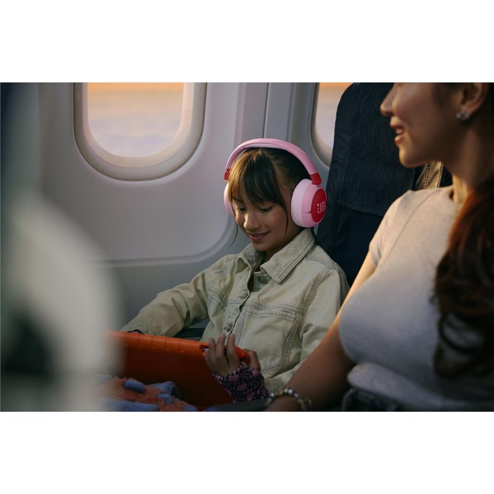 JBL JR470NC Wireless Noise Cancelling Kids Over-Ear Headphones (Pink)