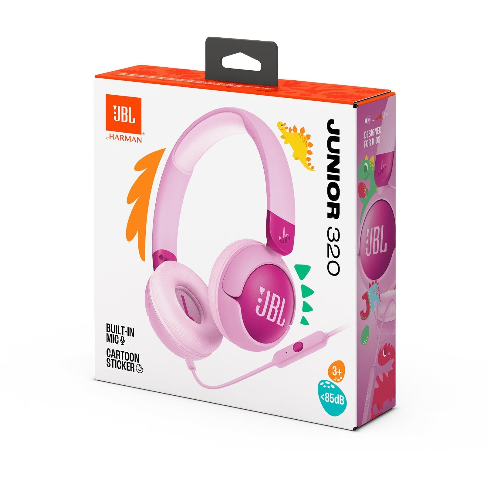 JBL JR320 Wired On-Ear Kids Headphones (Purple)