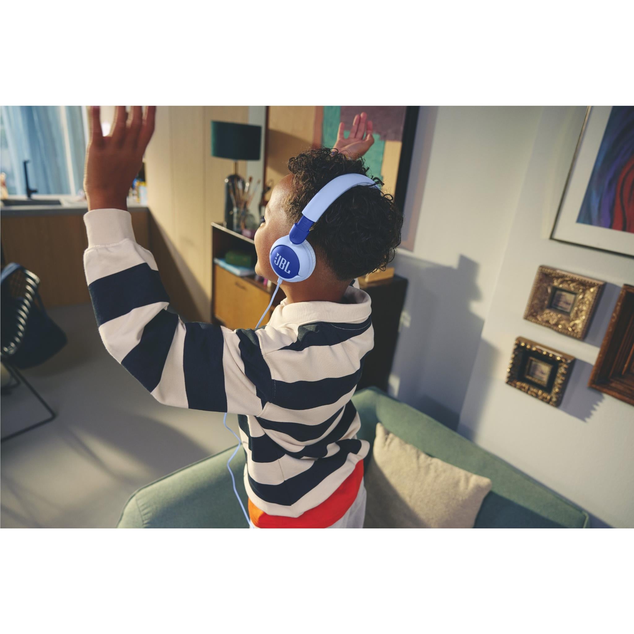 JBL JR320 Wired On-Ear Kids Headphones (Blue)