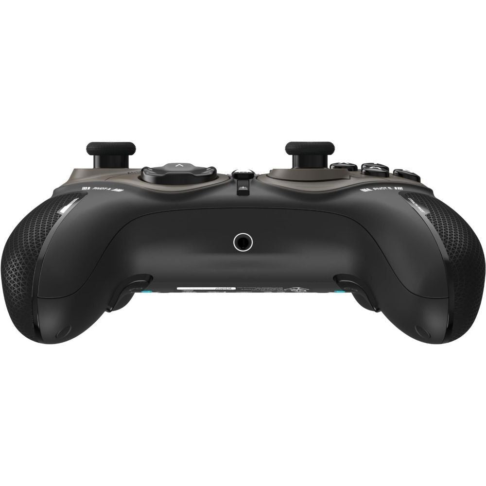 Turtle Beach wireless Xbox controller top view, black body with D-pad and thumbsticks