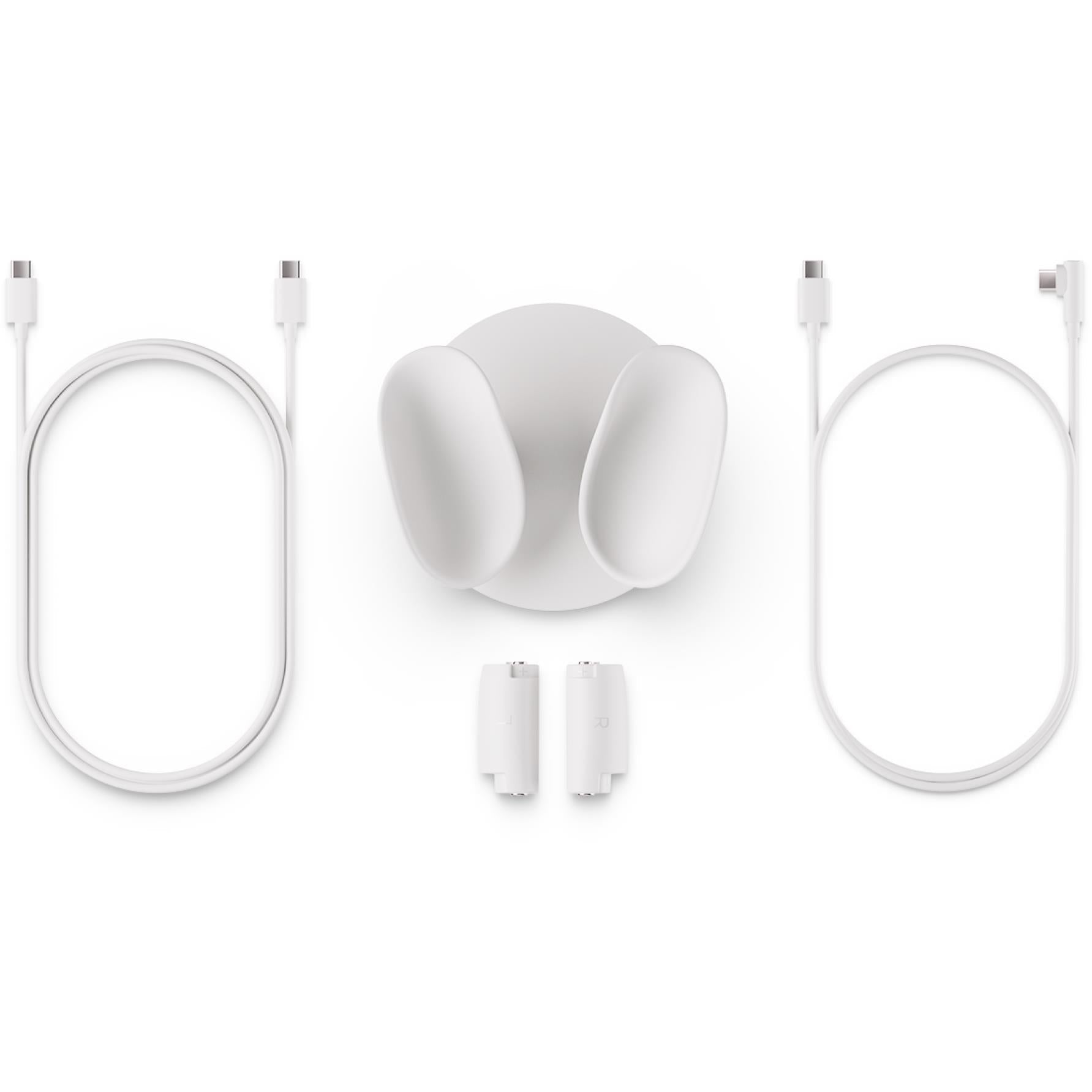 Meta Quest compact charging dock for Quest 3 and 3S in white, image 5 - Electronic Gaming Accessories at Tech Supply Shed NZ